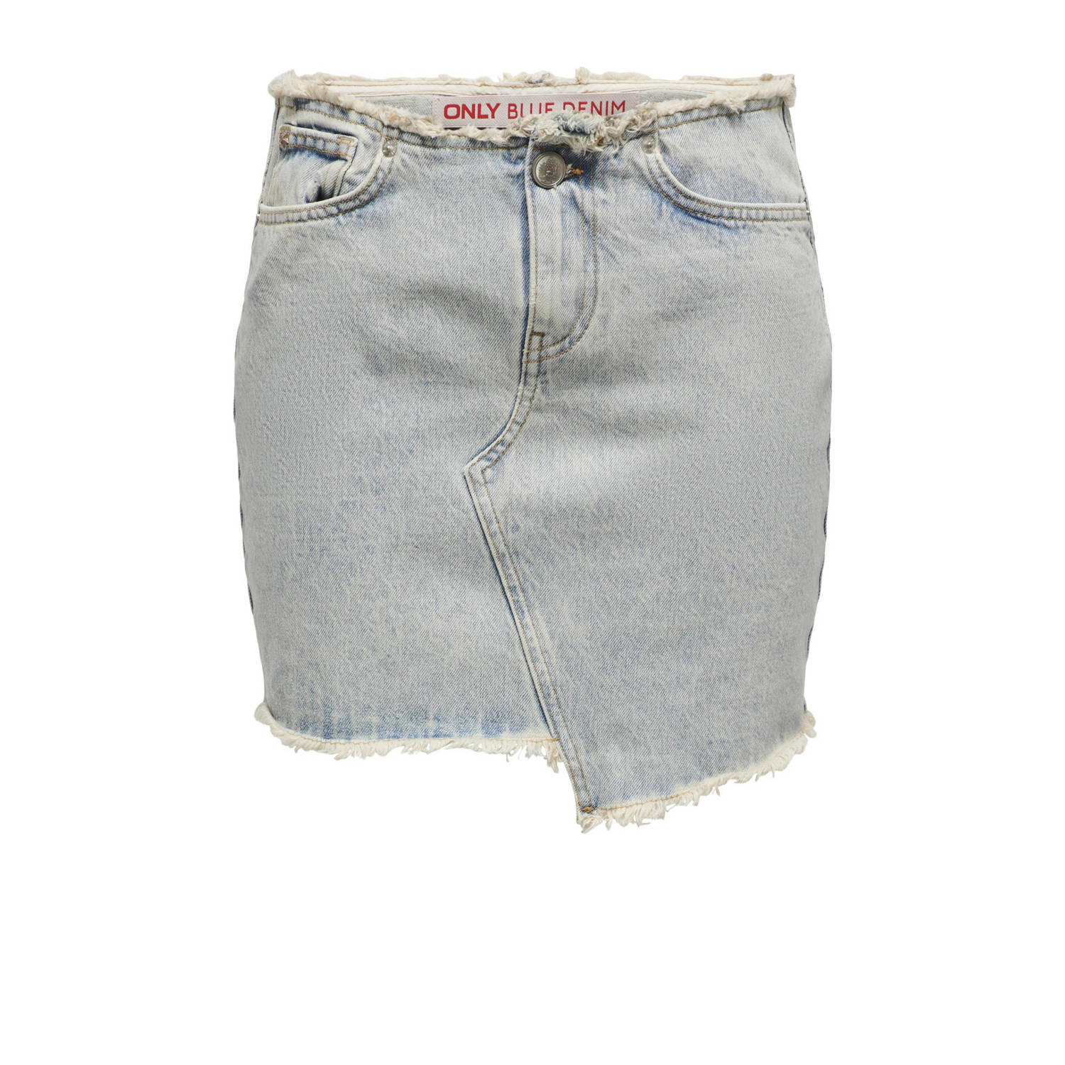 ONLY mini spijkerrok ONLKHLOE light blue denim