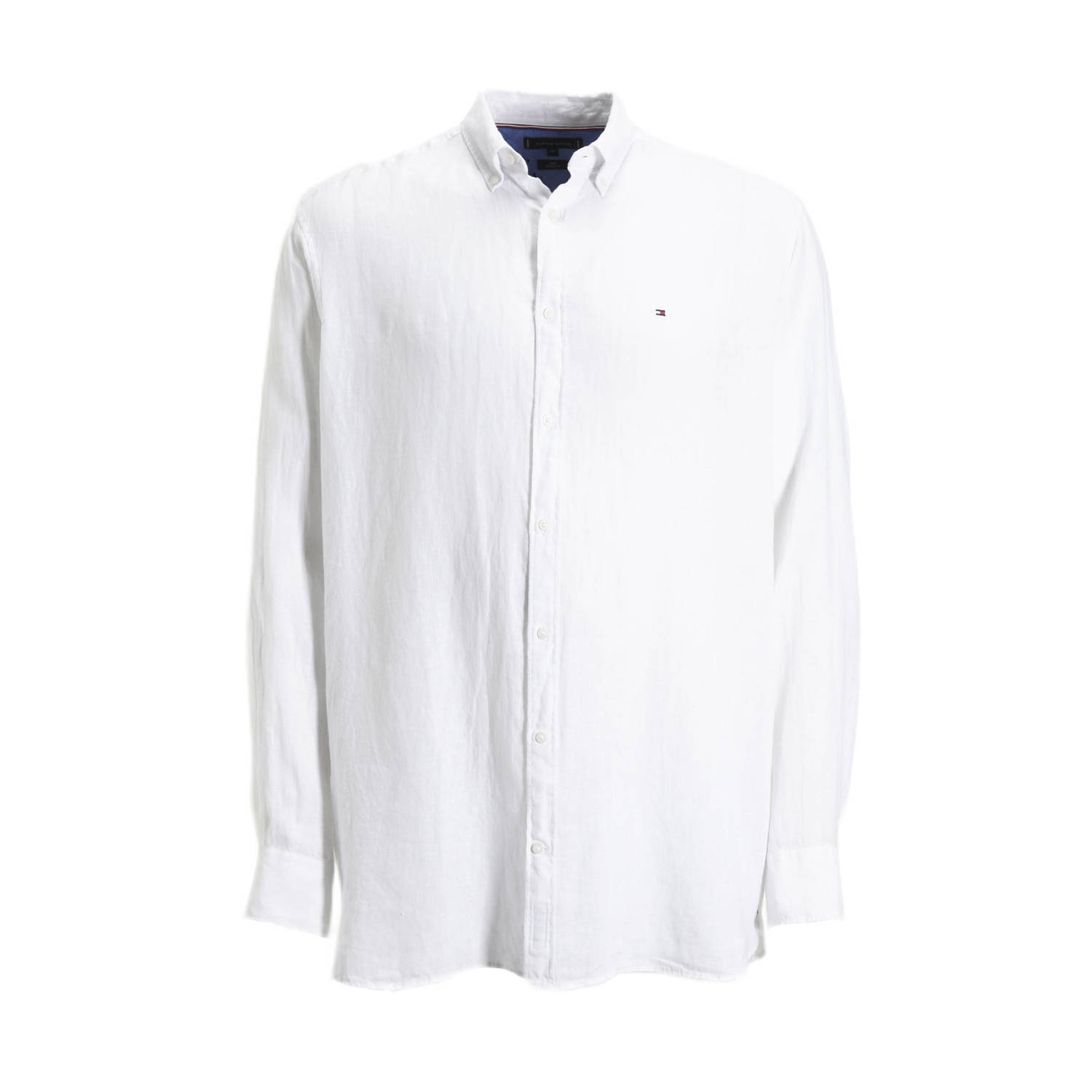Tommy Hilfiger Big & Tall overhemd Plus Size met logo optic white