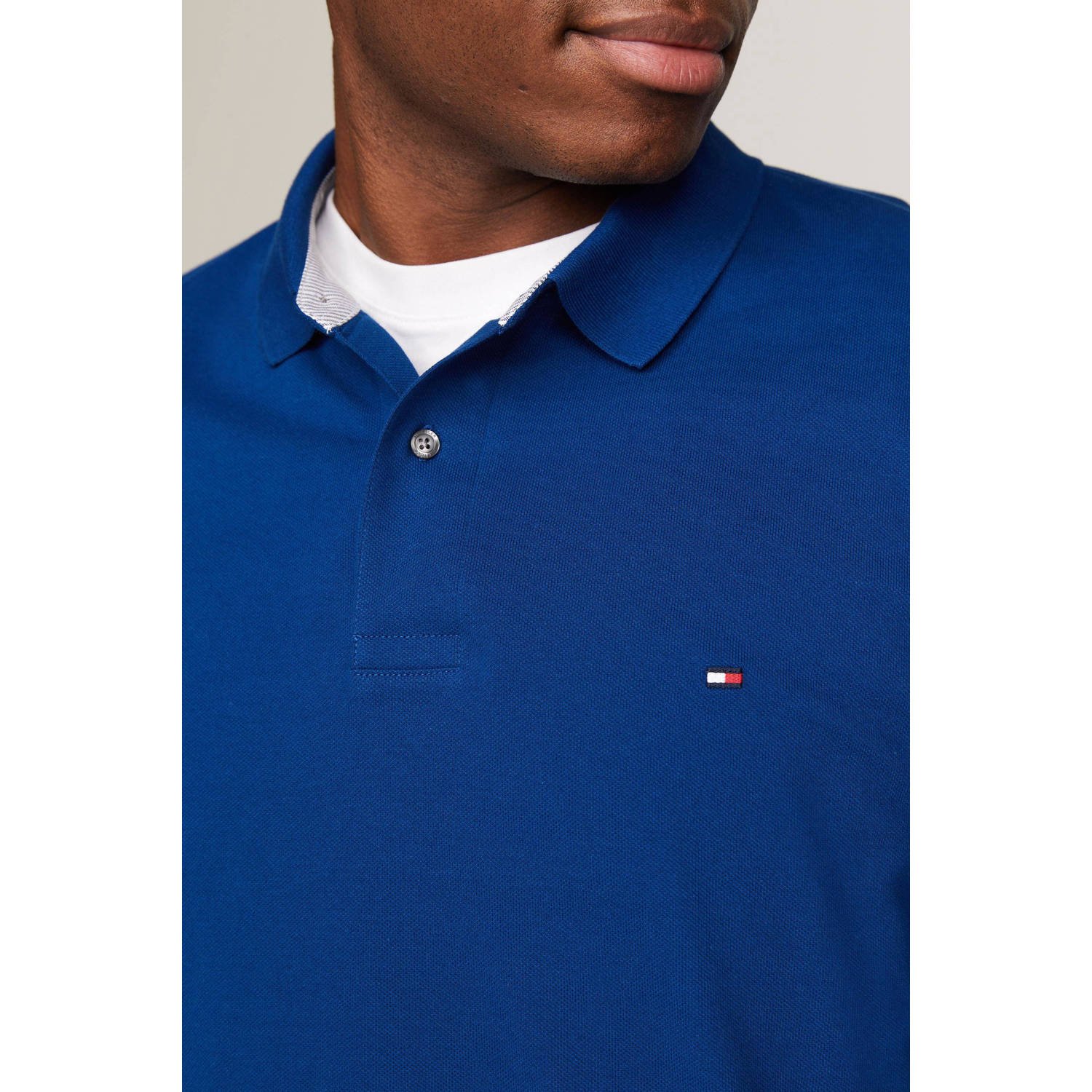 Tommy Hilfiger Big & Tall polo Plus Size met logo anchor blue