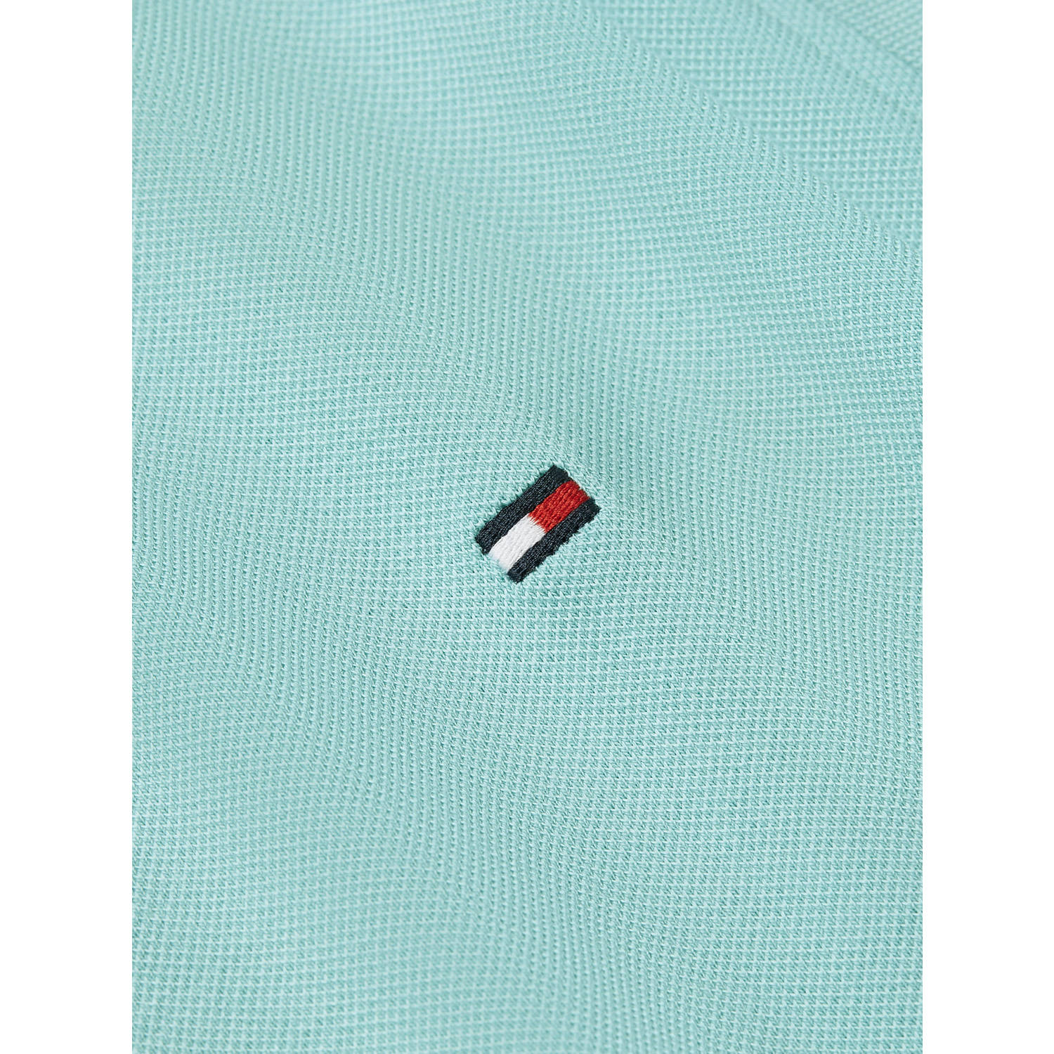 Tommy Hilfiger regular fit polo 1985 met logo tradewinds aqua