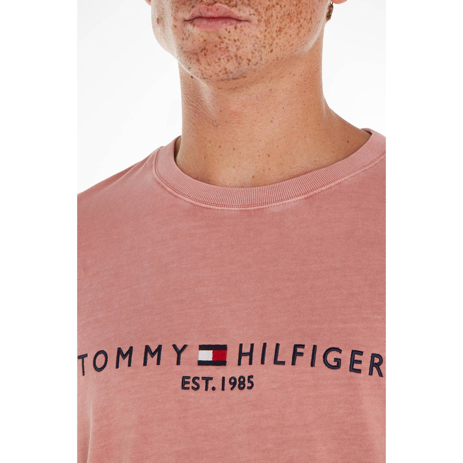 Tommy Hilfiger T-shirt met printopdruk teaberry blossom