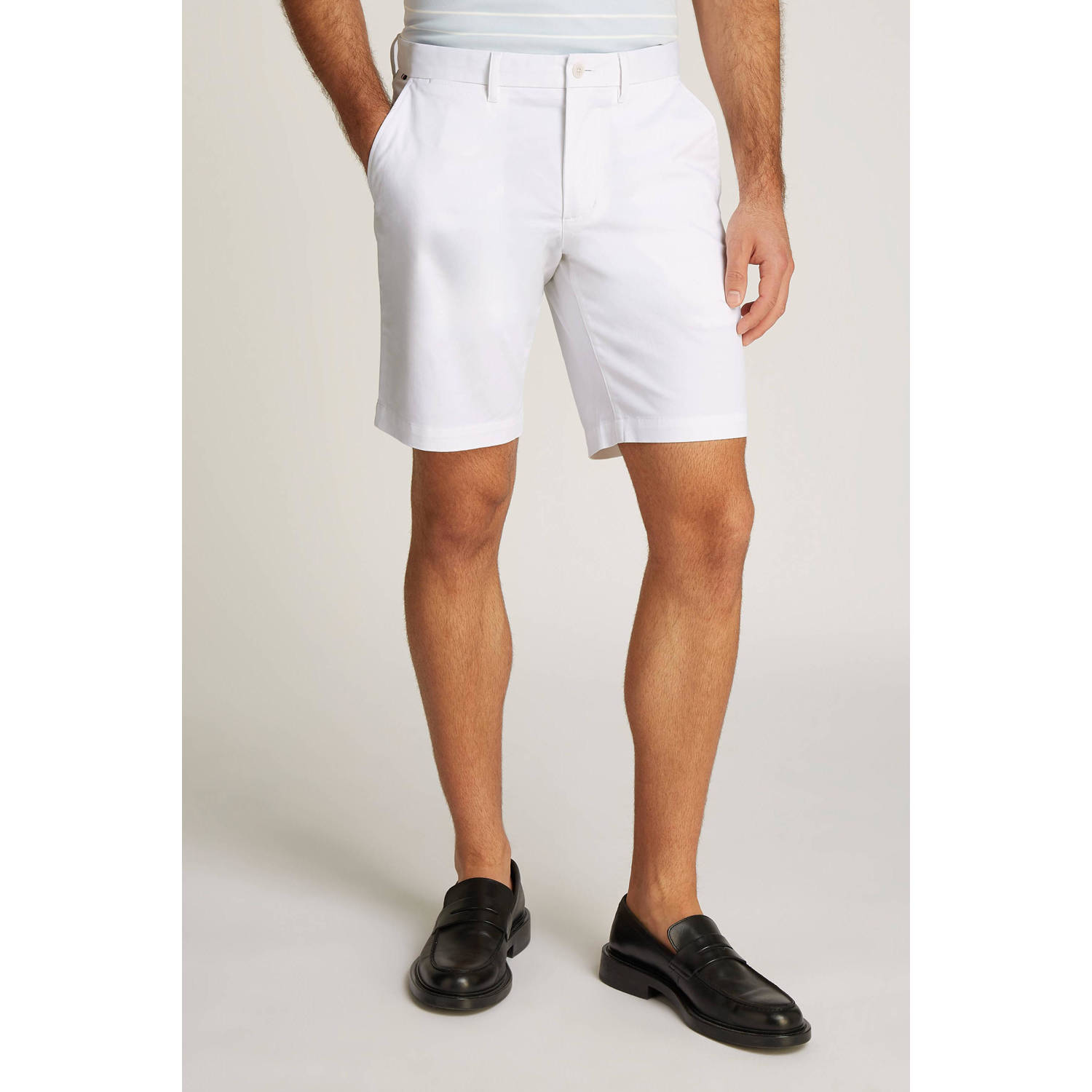 Tommy Hilfiger regular fit short BROOKLYN 1985 optic white