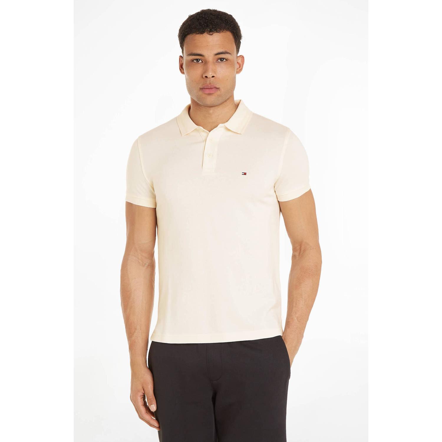 Tommy Hilfiger gemêleerde polo calico