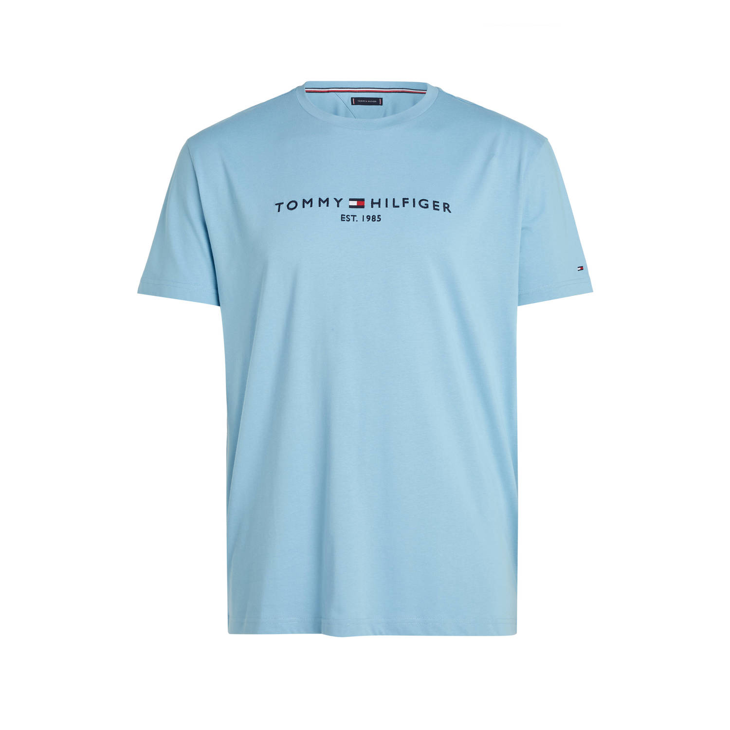 Tommy Hilfiger Big & Tall T-shirt Plus Size met printopdruk sleepy blue