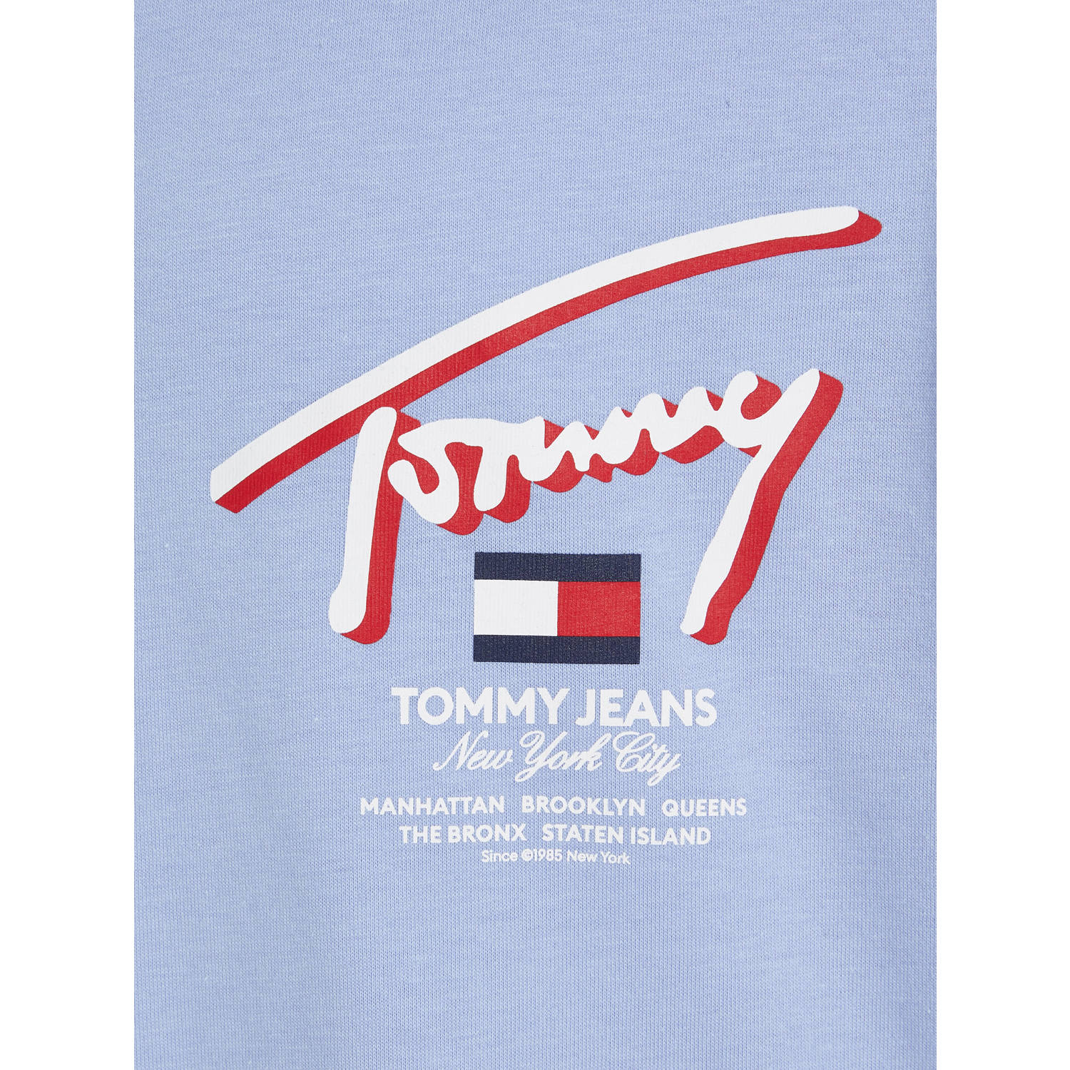 Tommy Jeans T-shirt met backprint moderate blue