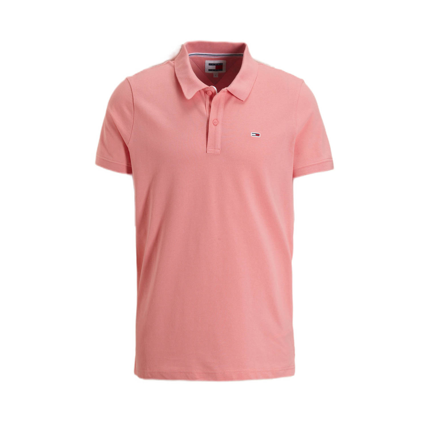 TOMMY JEANS Heren Polo's & T-shirts Tjm Slim Placket Polo Roze