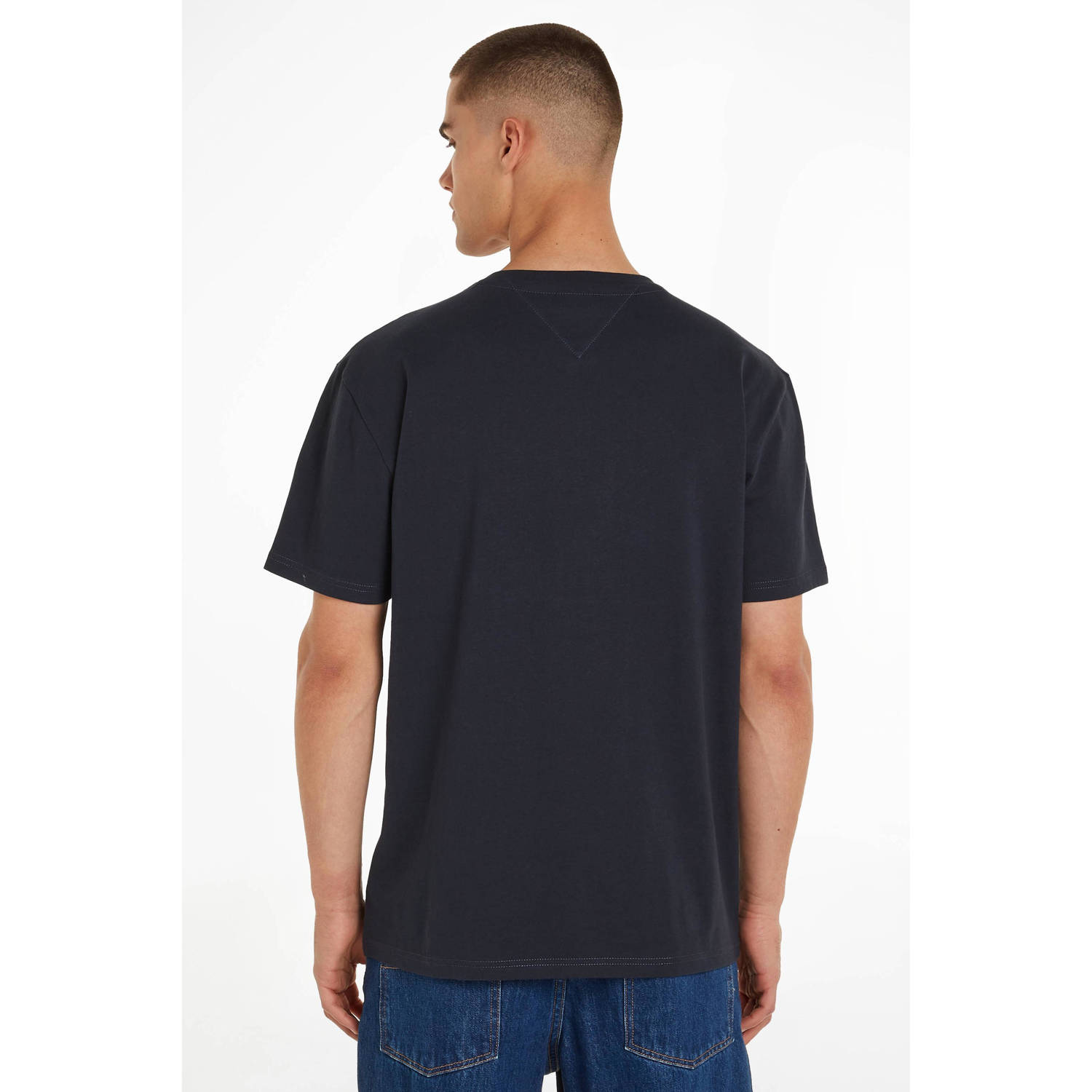 Tommy Jeans T-shirt met printopdruk dark night navy