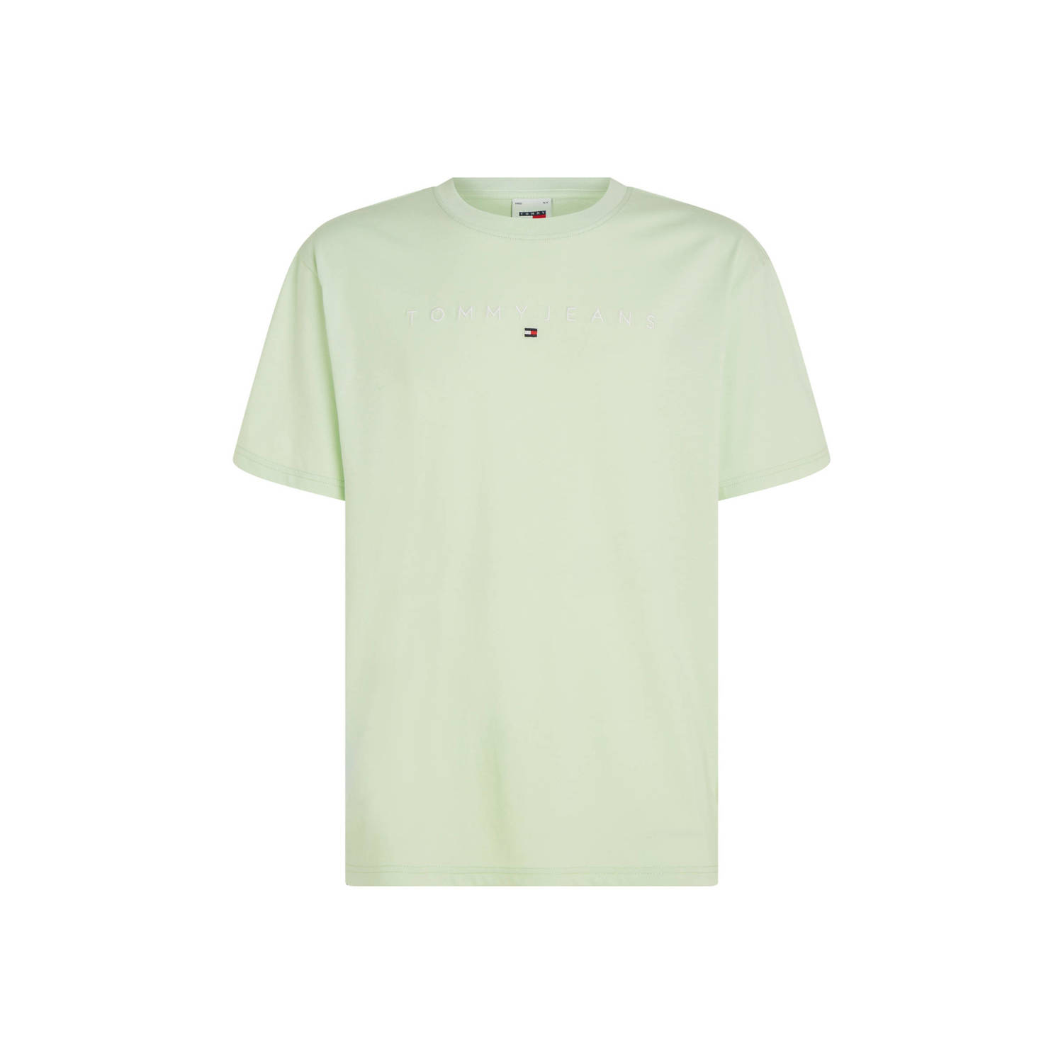 Tommy Jeans Regular fit T-shirt met labelstitching