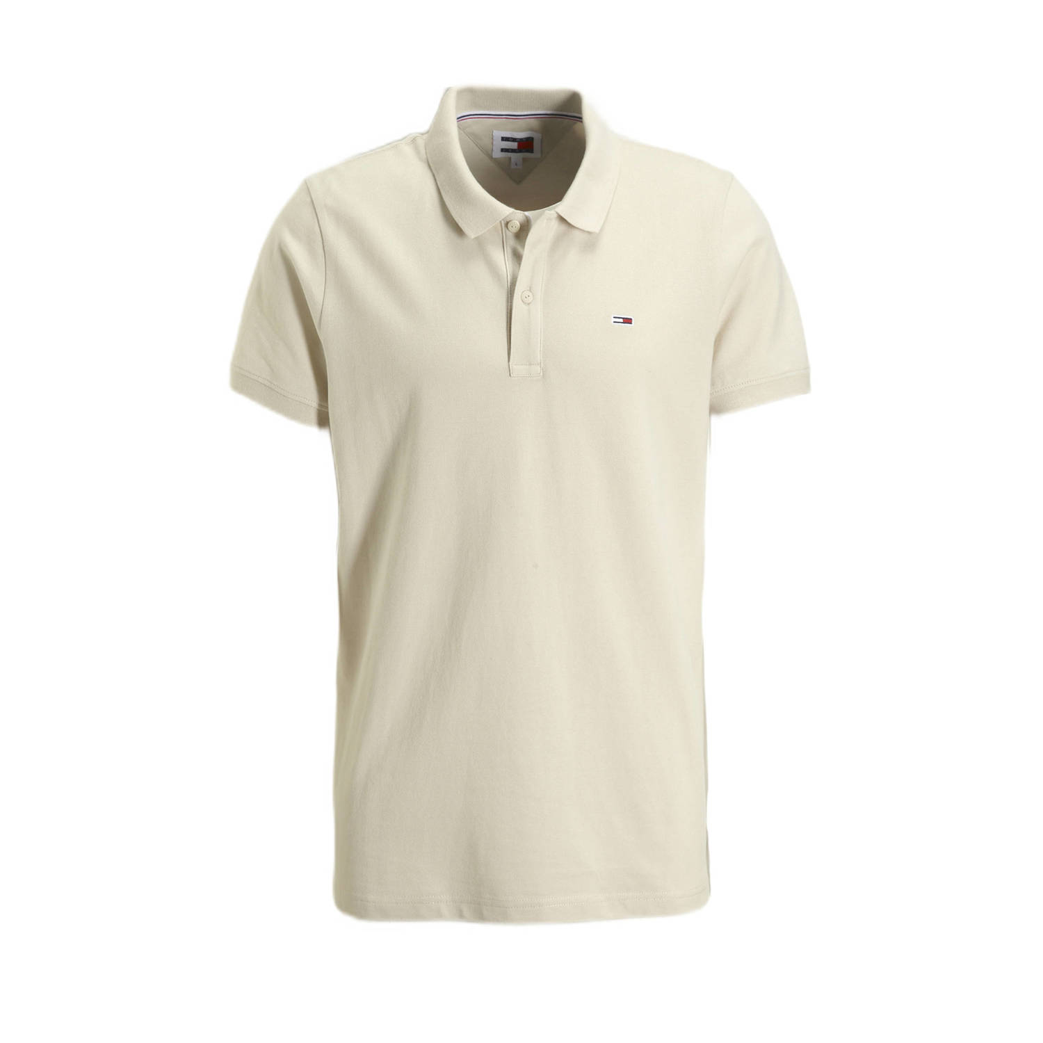 TOMMY JEANS Heren Polo's & T-shirts Tjm Slim Placket Polo Beige