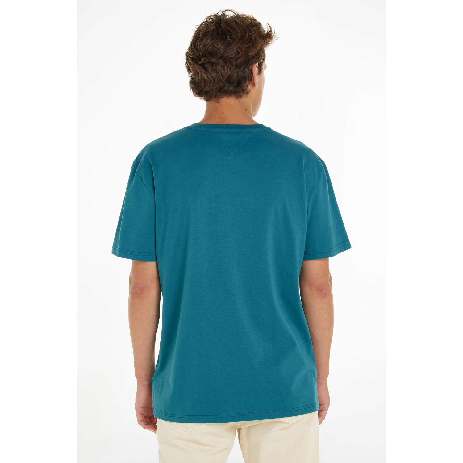 Tommy Jeans T-shirt met printopdruk timless teal