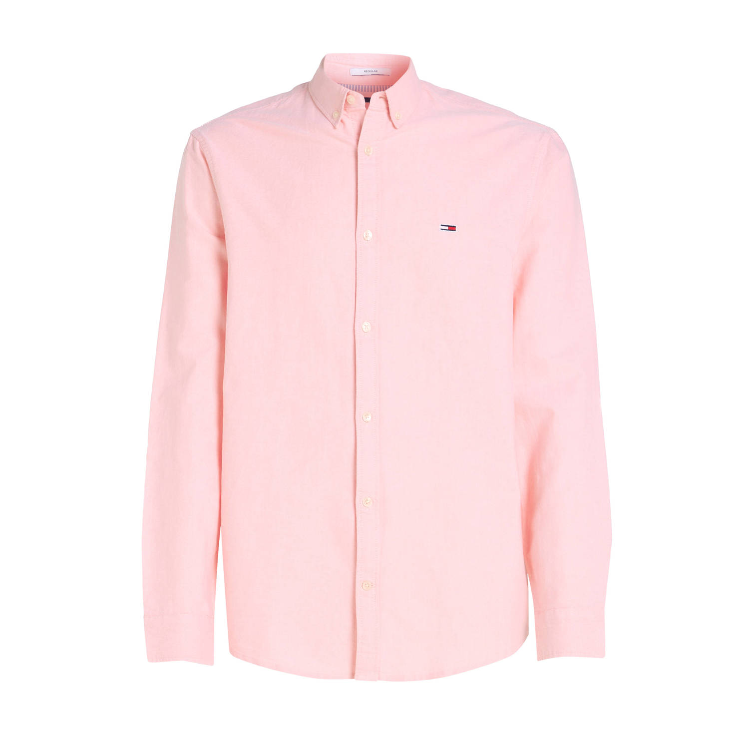 Tommy Jeans regular fit overhemd met logo tickled pink