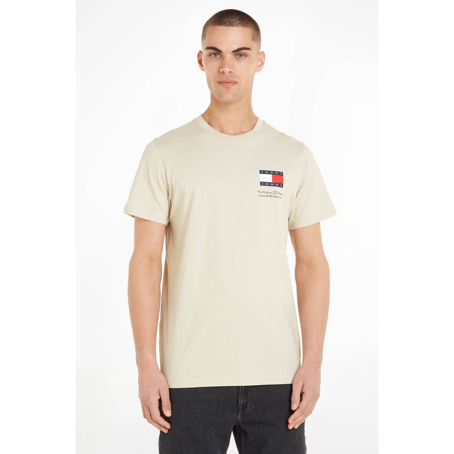 Tommy Jeans T-shirt met printopdruk newsprint