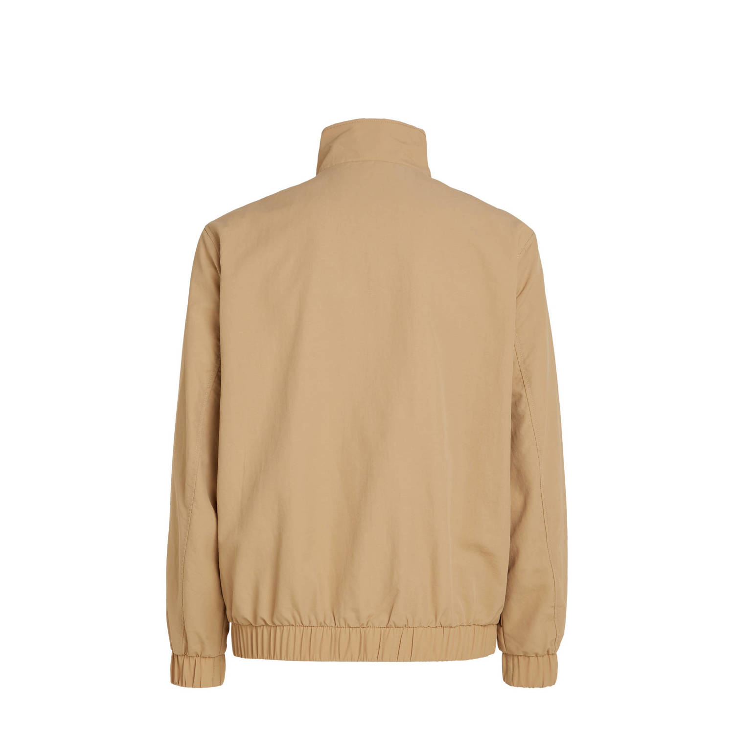 Tommy Jeans jas met logo tawny sand