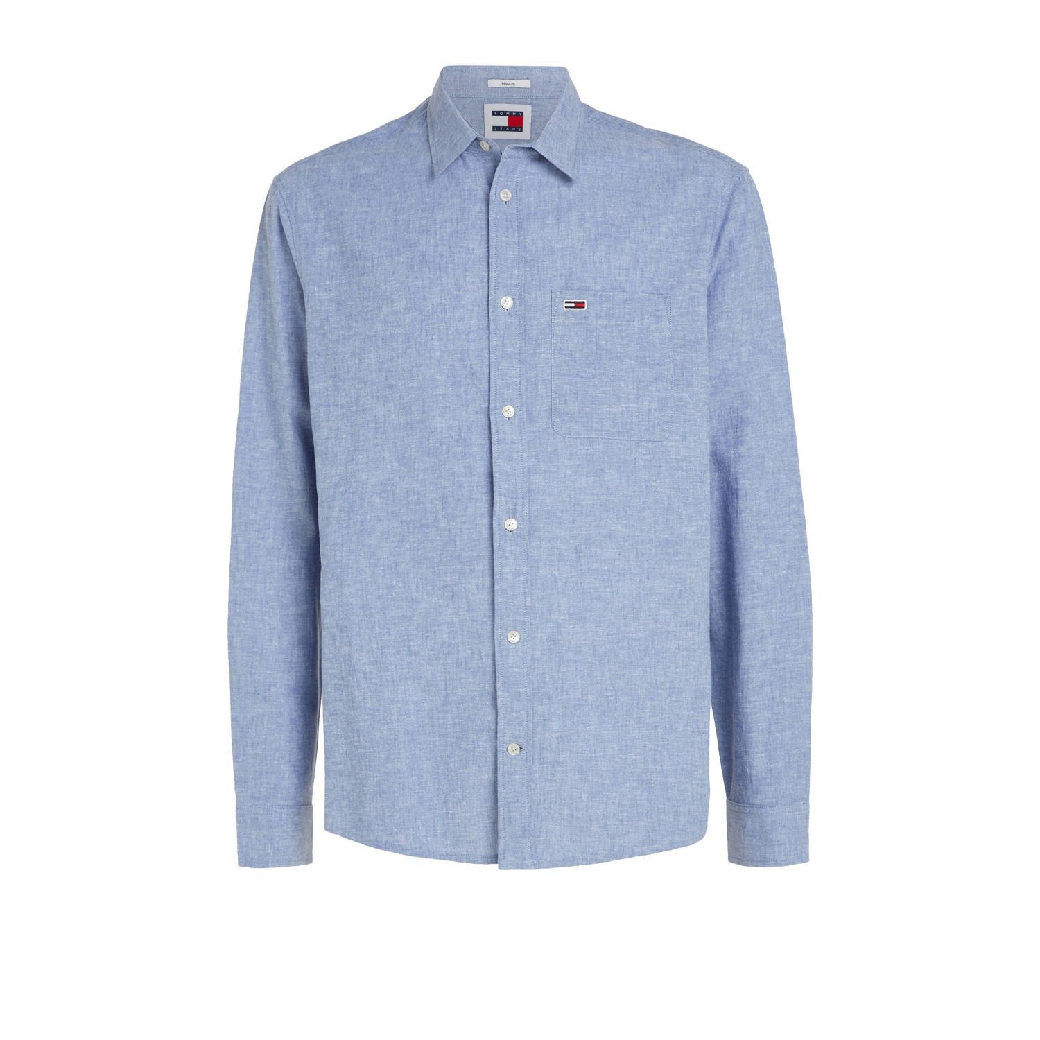 TOMMY JEANS Overhemd met lange mouwen TJM REG LINEN BLEND SHIRT