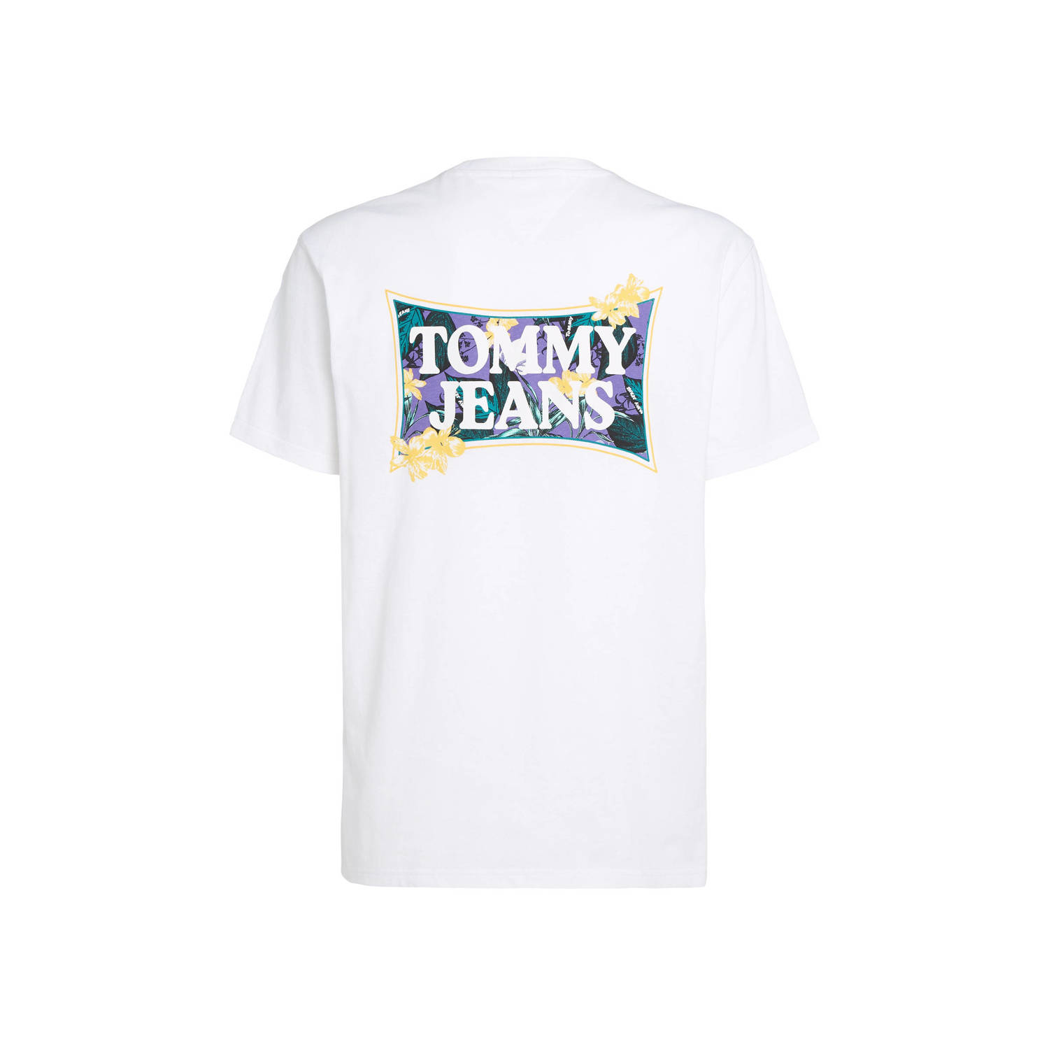 Tommy Jeans T-shirt met backprint wit