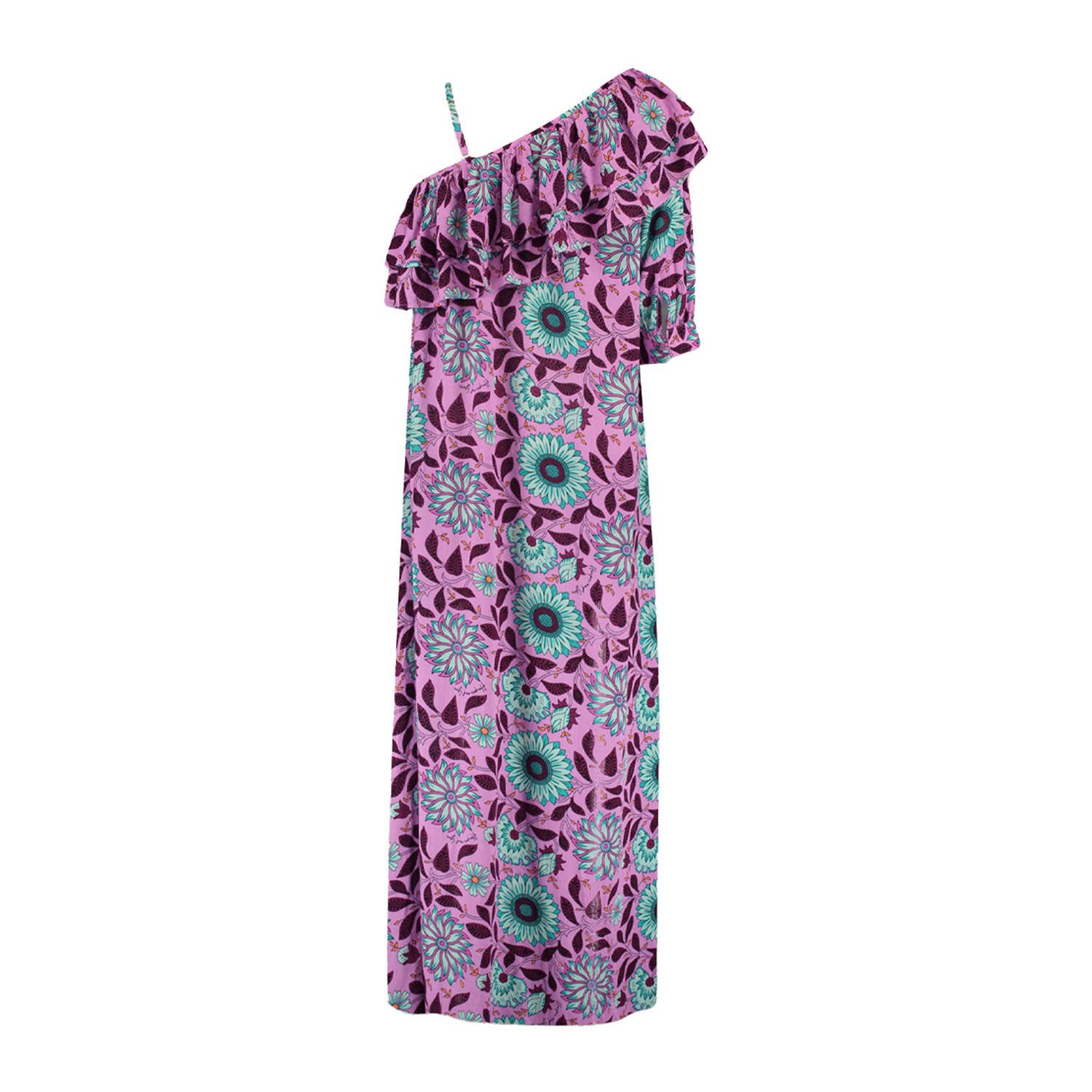 HARPER & YVE gebloemde jurk ELLE paars blauw
