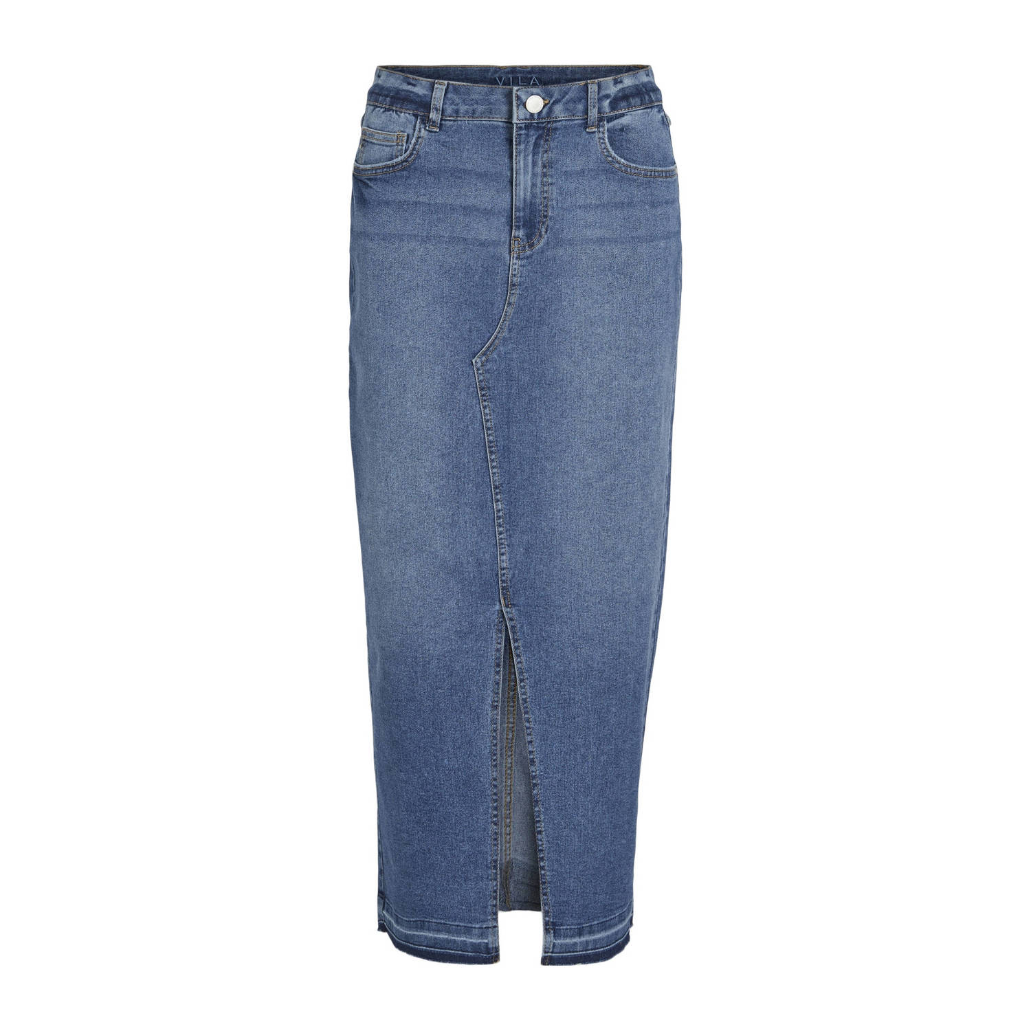 VILA spijkerrok VIRAY medium blue denim