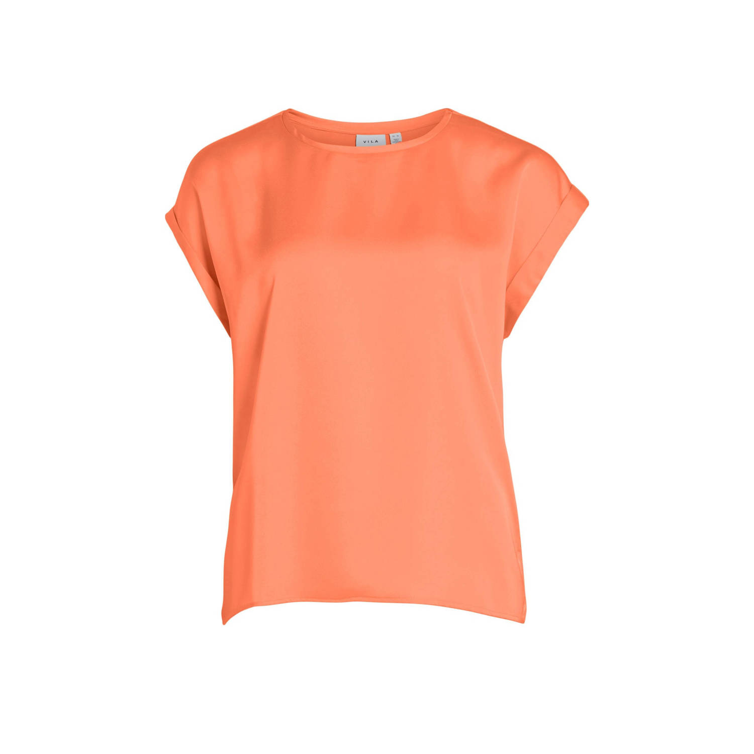 Vila Shirt met korte mouwen VIELLETTE S S SATIN TOP NOOS