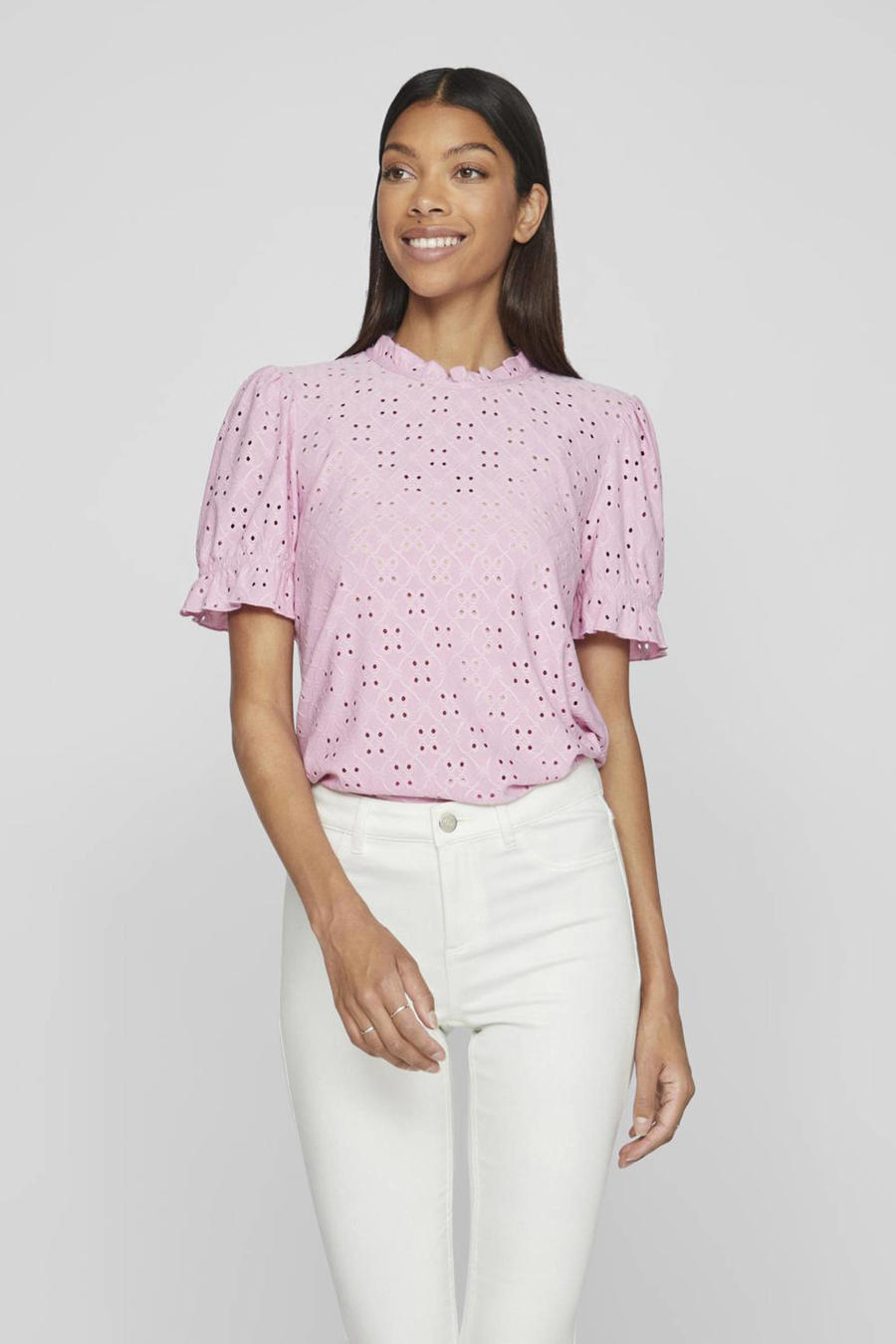 VILA Vichia Peplum Top