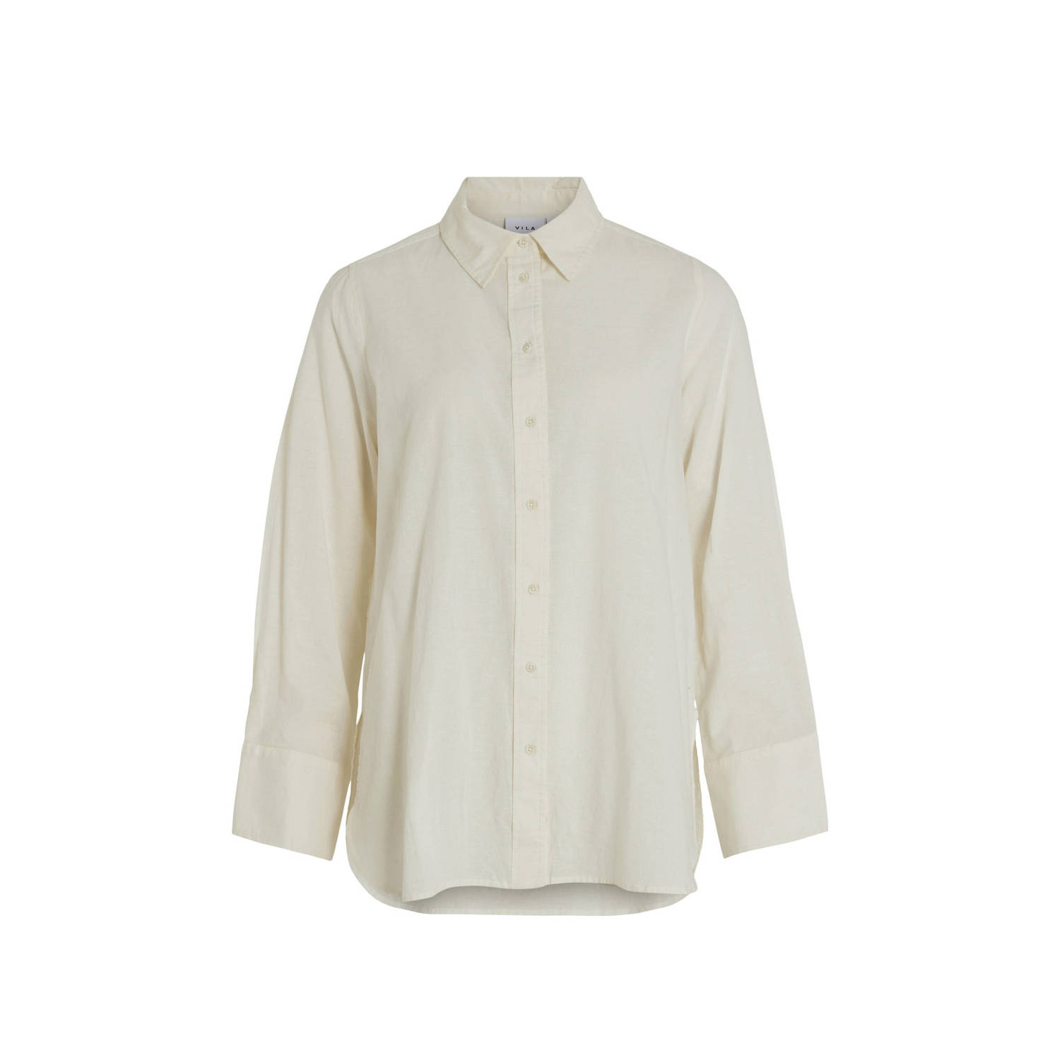 Vila Overhemdblouse VILINAJA BUTTON L S SHIRT NOOS