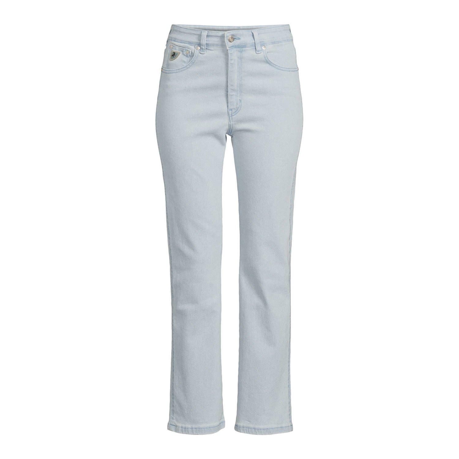 Lois cropped straight jeans Malena peper bleach