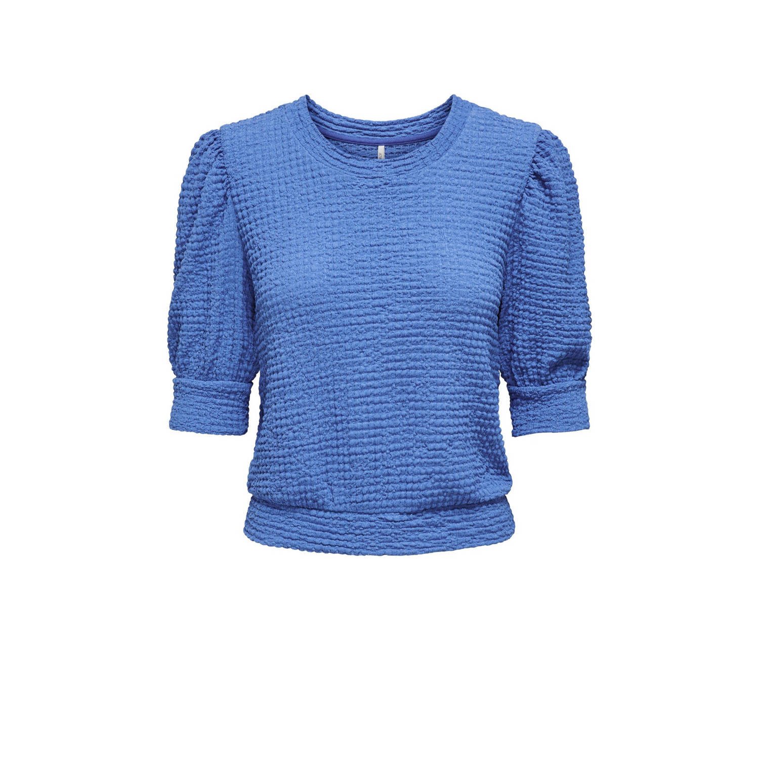 Only Dazzling Blue Korte Mouw Top Blue Dames