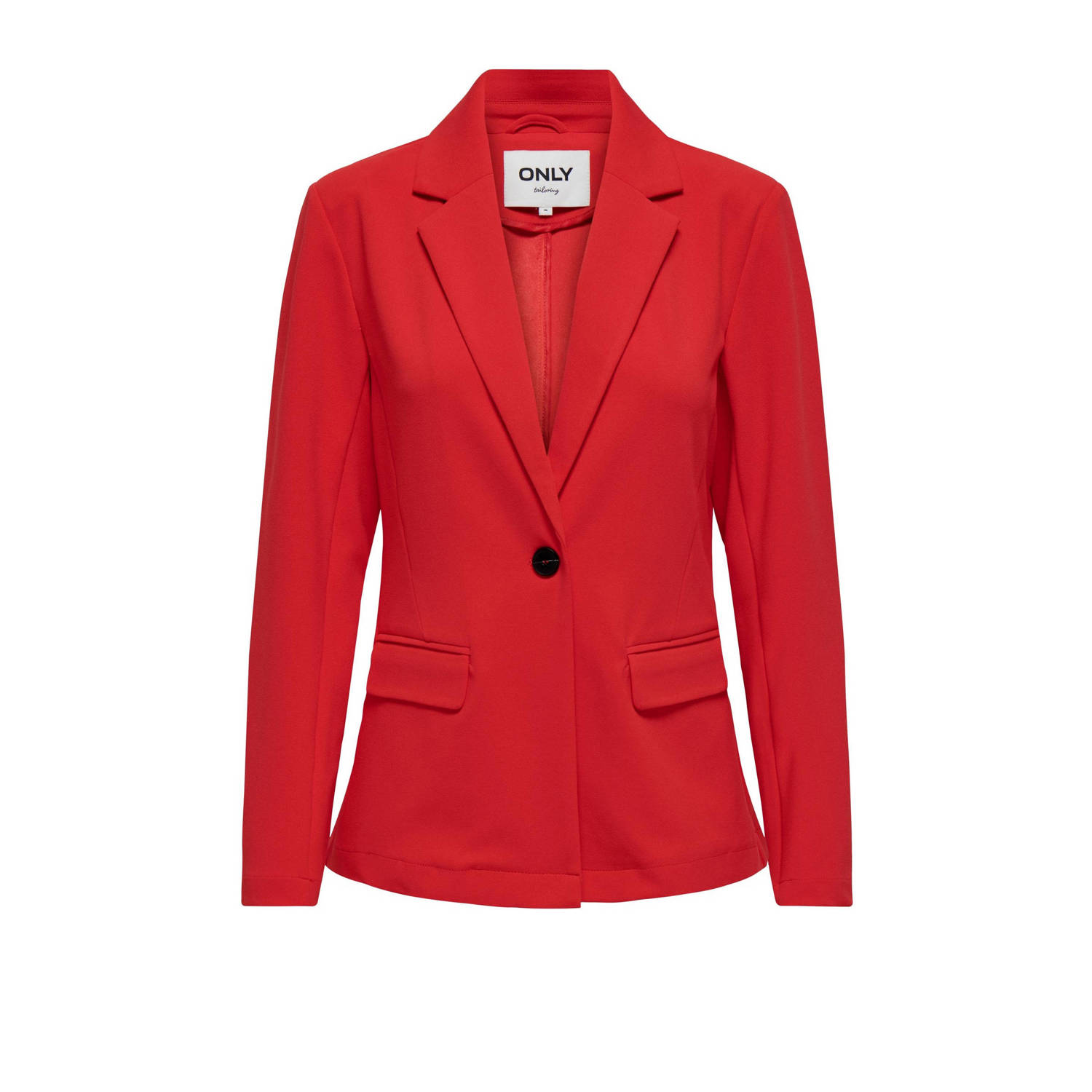 ONLY rechtvallende blazer ONLCAROLINA rood