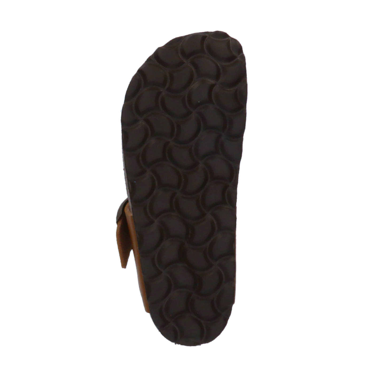 Kipling Juan 4 leren teenslippers cognac wehkamp