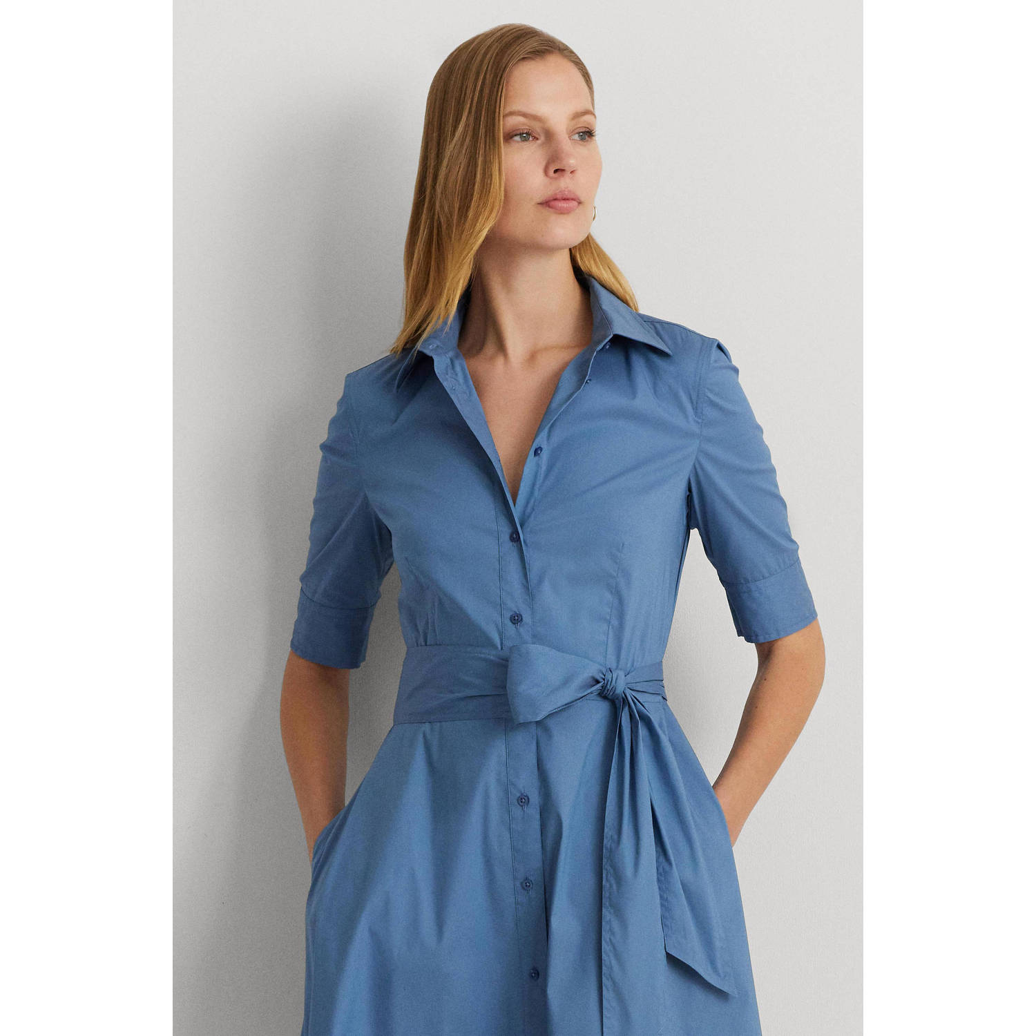 Lauren Ralph Lauren blousejurk blauw