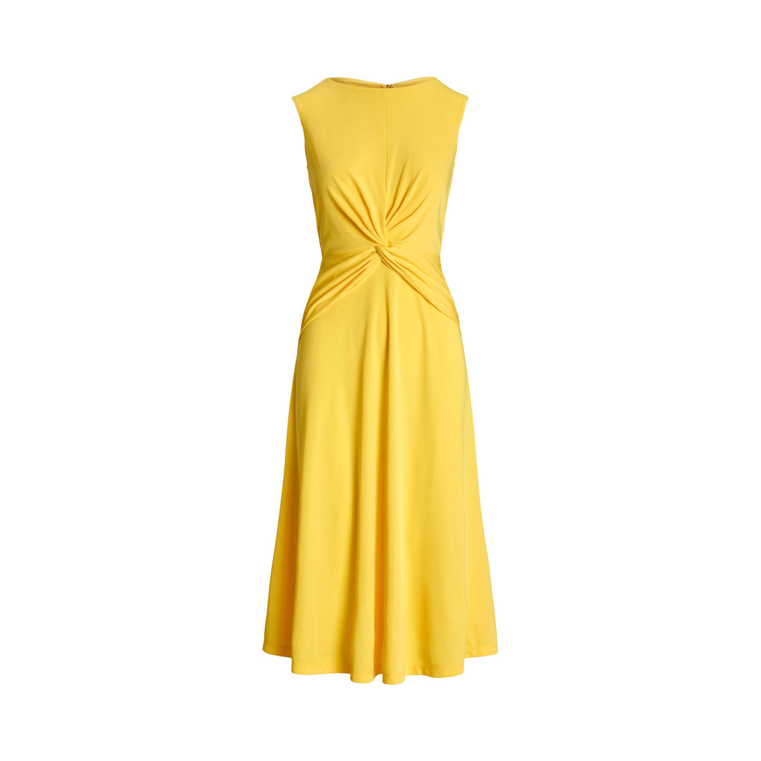 Lauren Ralph Lauren Midi-jurk met knoopdetail model 'TESSANNE'