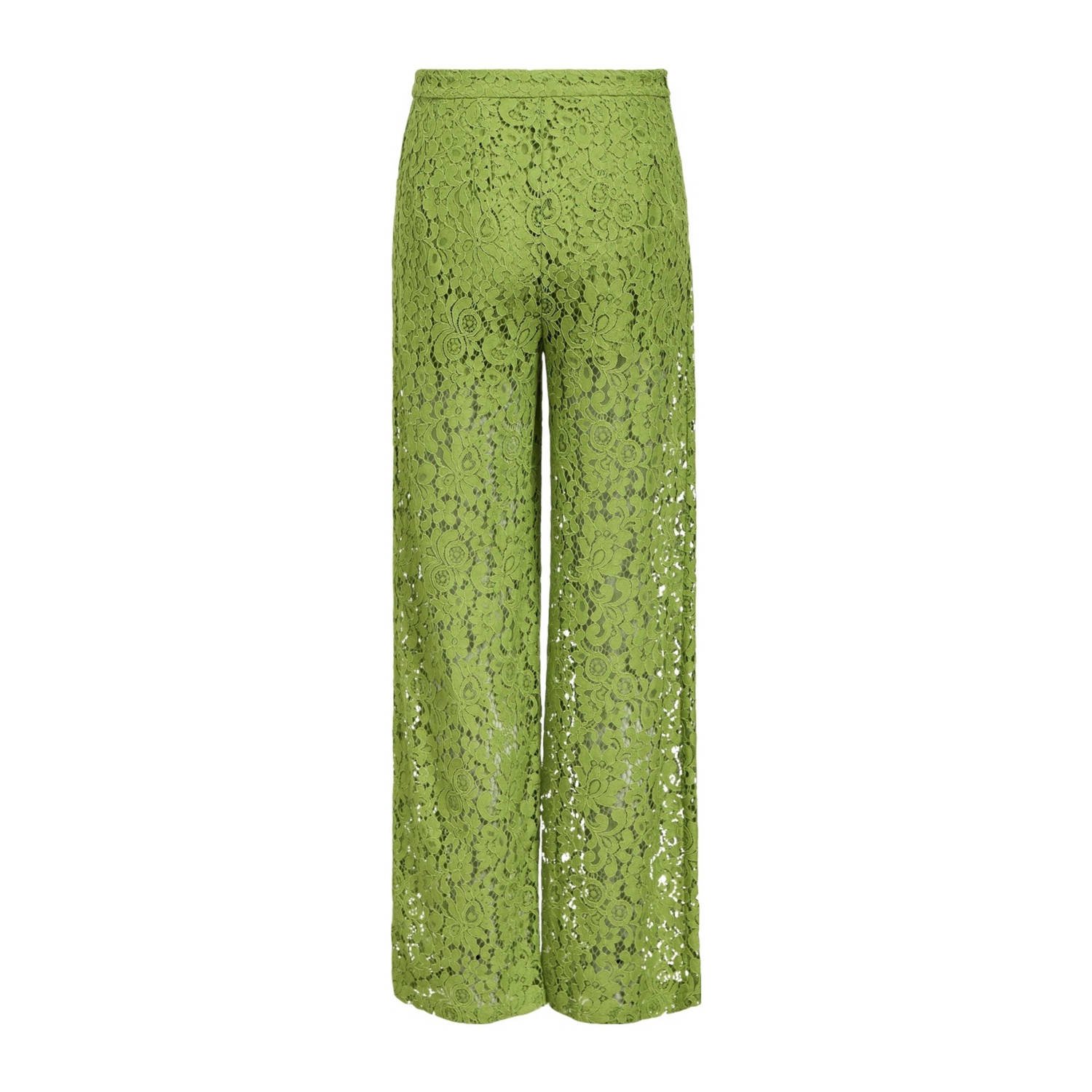OBJECT wide leg broek groen