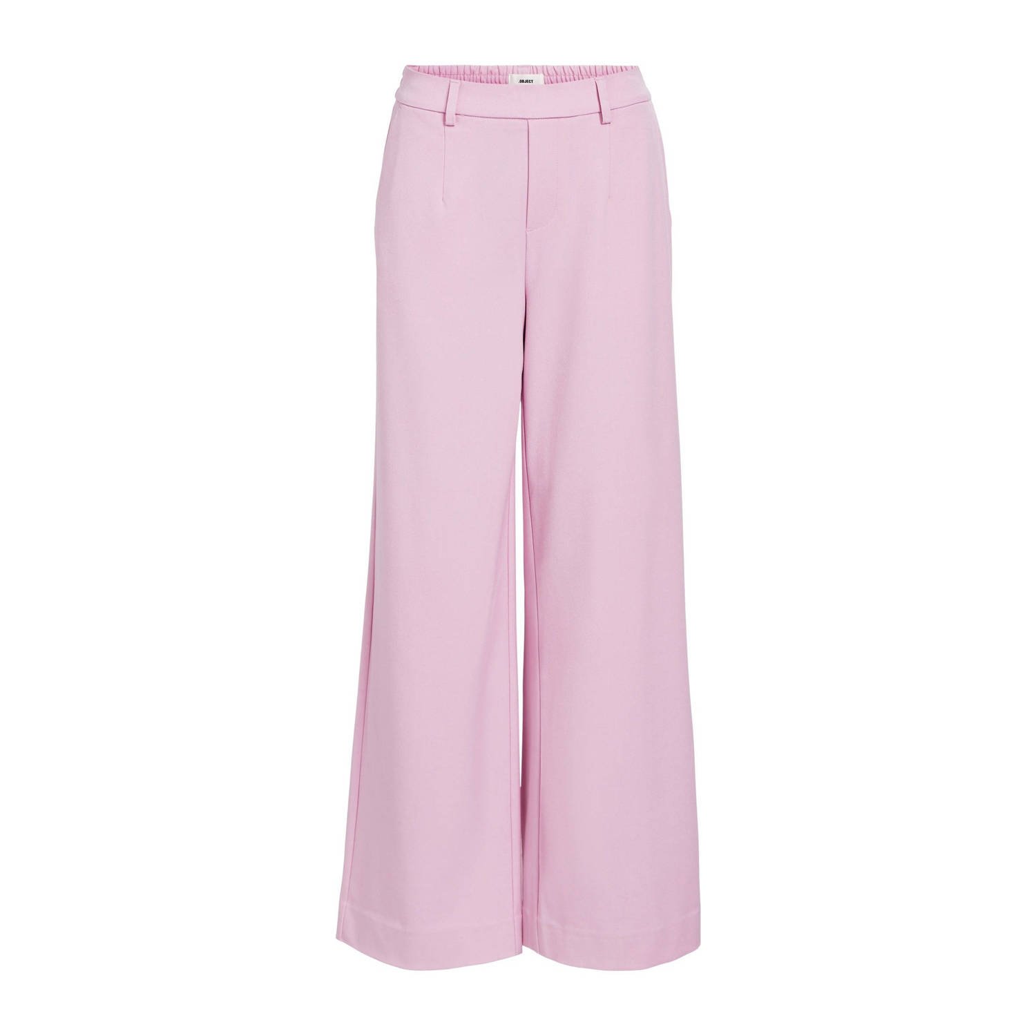 OBJECT wide leg pantalon OBJLISA roze