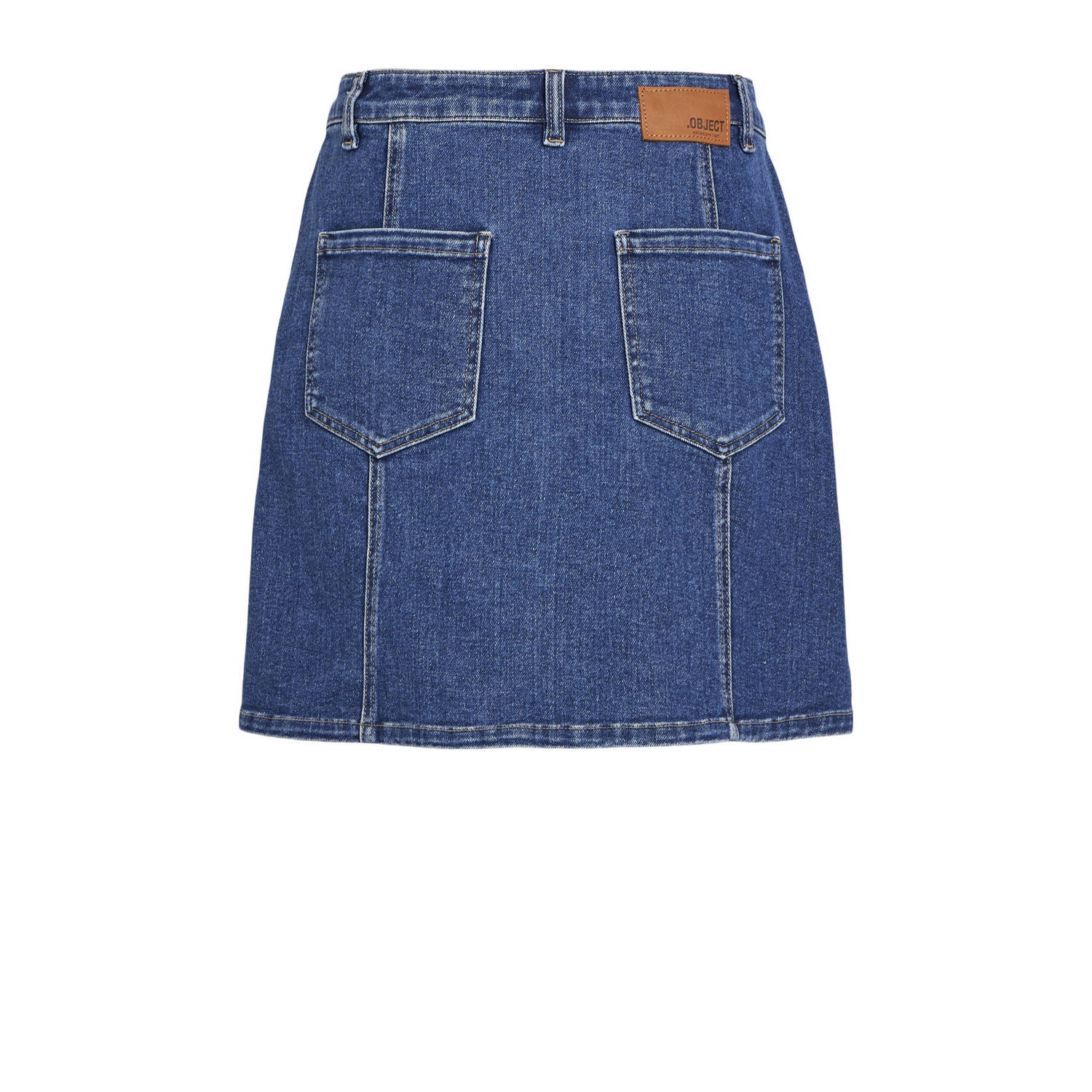 OBJECT spijkerrok OBJCAROL medium blue denim