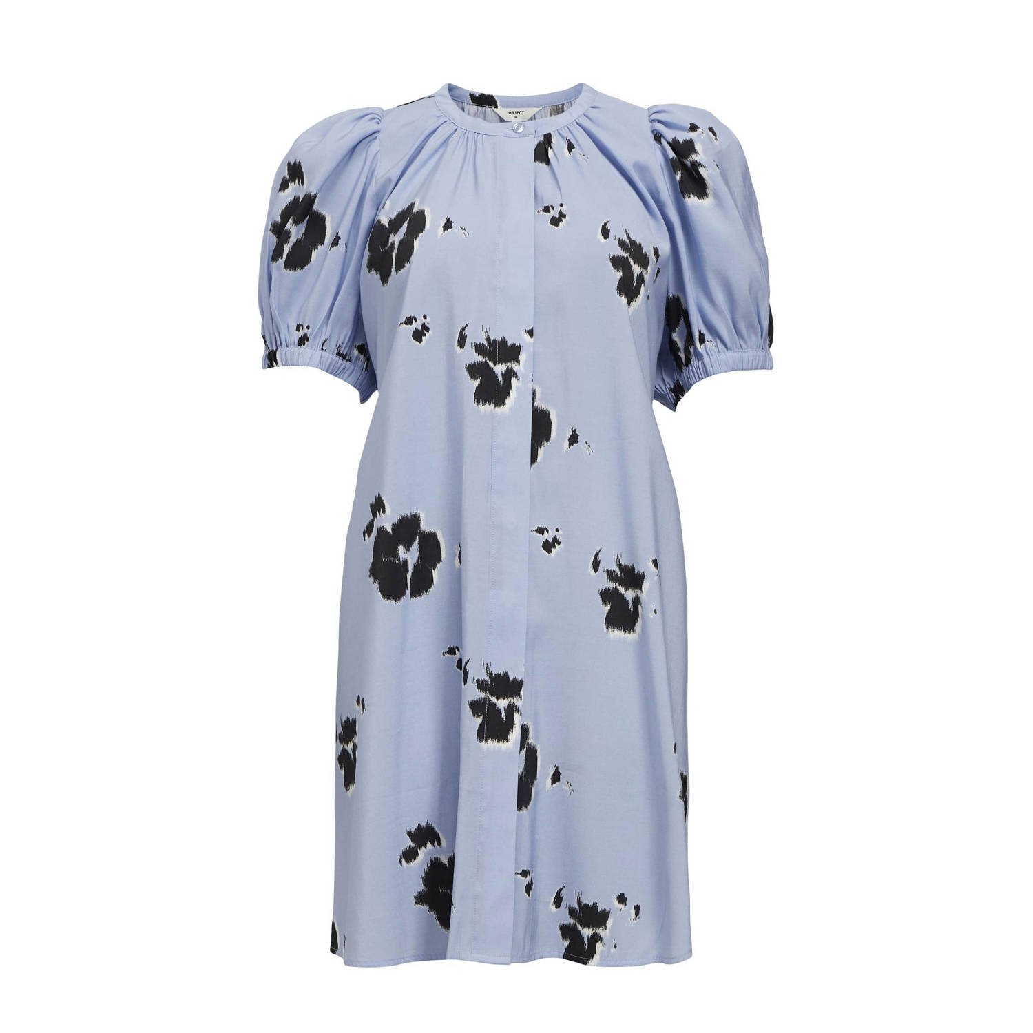 OBJECT Dames Jurken Objjenni 3 4 Shirt Dress Blauw