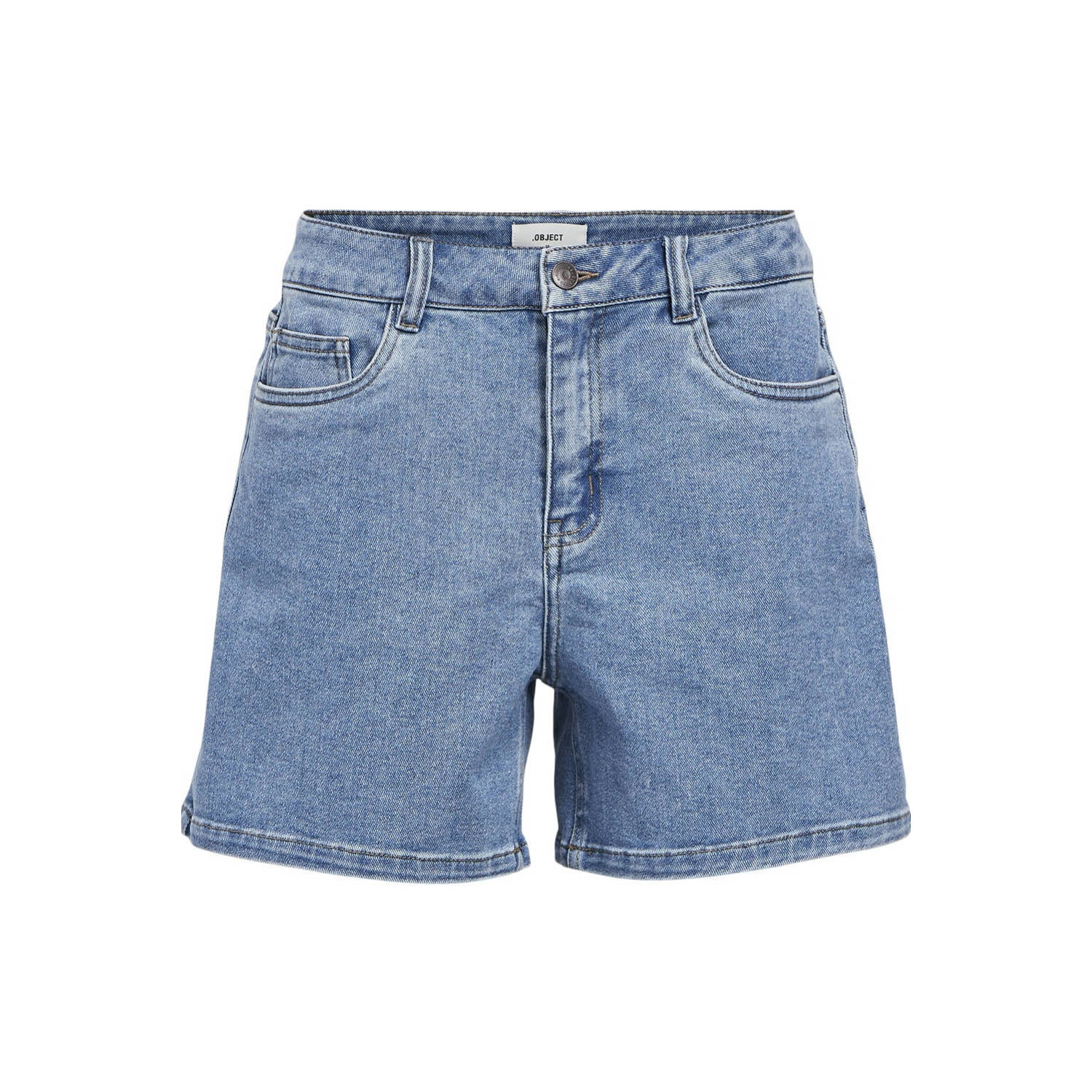 OBJECT regular fit short OBJDIDO light blue denim