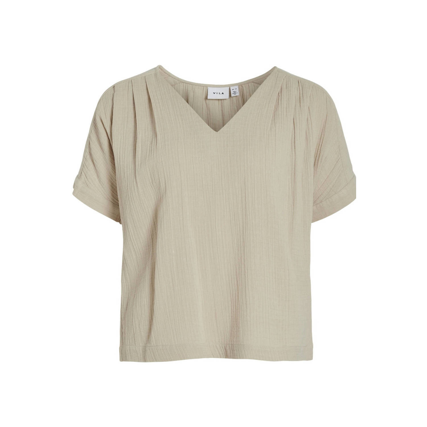 VILA T-shirt NIA beige