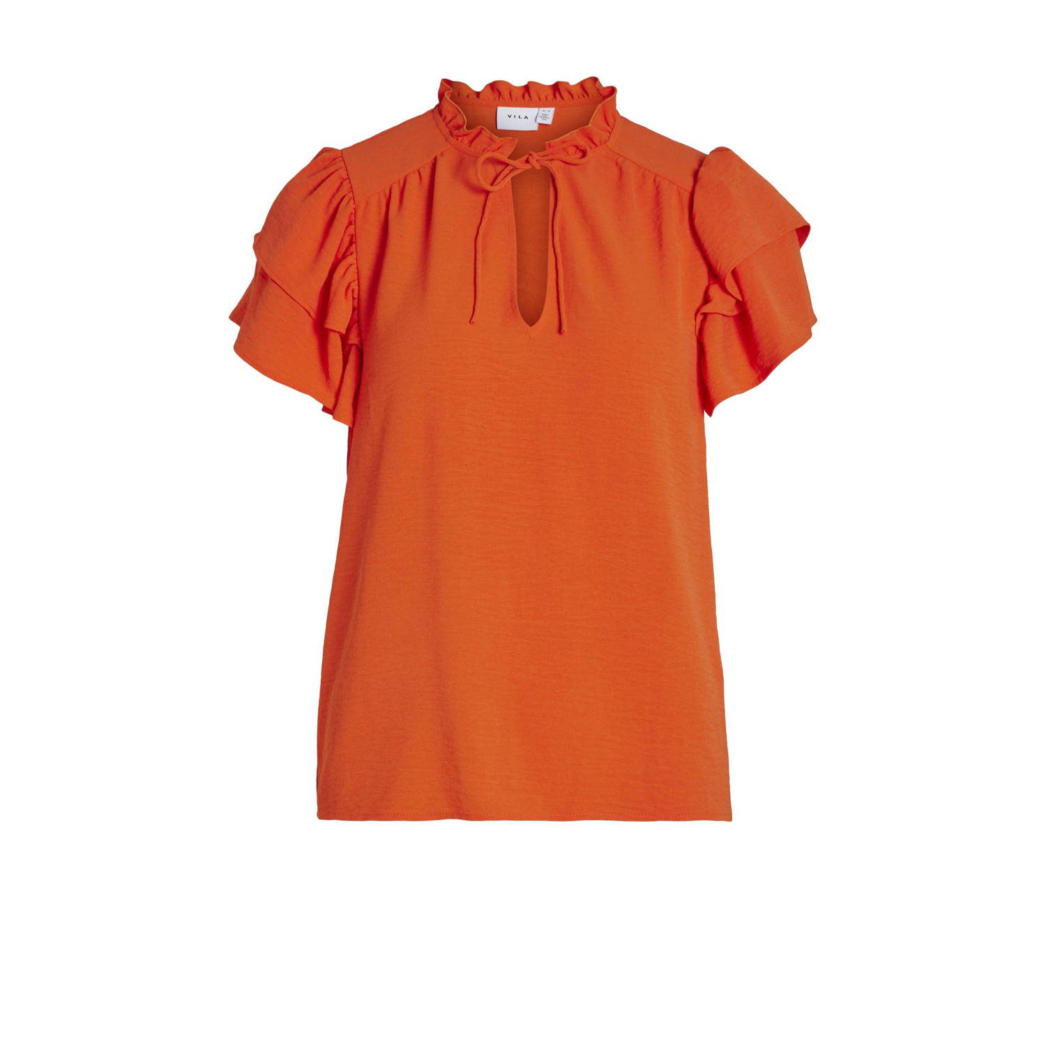 VILA blouse VILUCA oranje