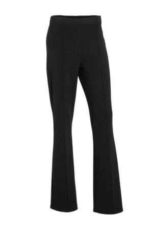 flared broek zwart