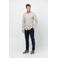 Profuomo slim fit strijkvrij overhemd beige