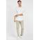 Profuomo gebreid slim fit strijkvrij overhemd wit