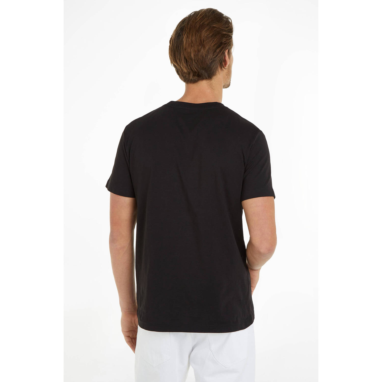 CALVIN KLEIN JEANS T-shirt met logo zwart