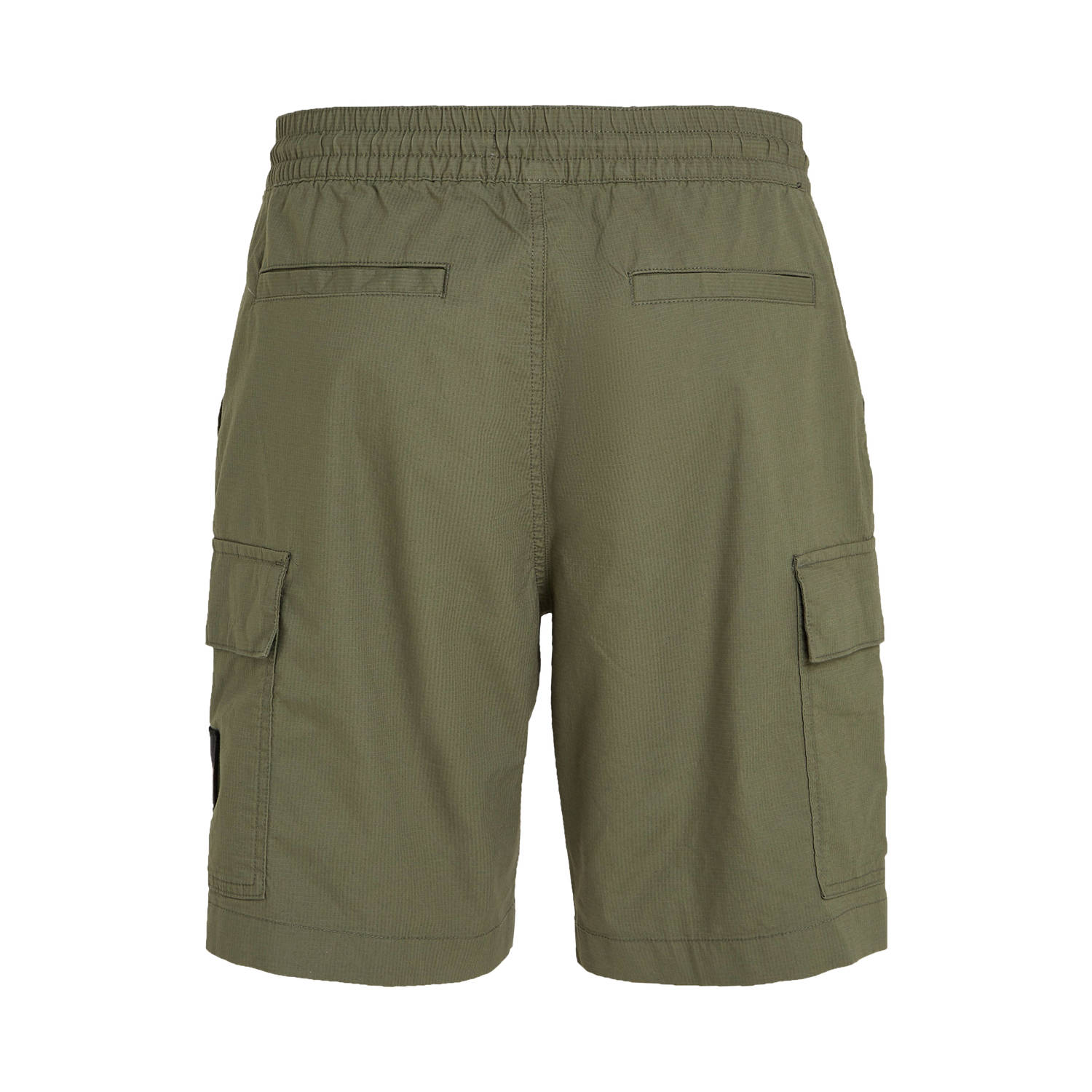 CALVIN KLEIN JEANS regular fit cargo short met logo dusty olive