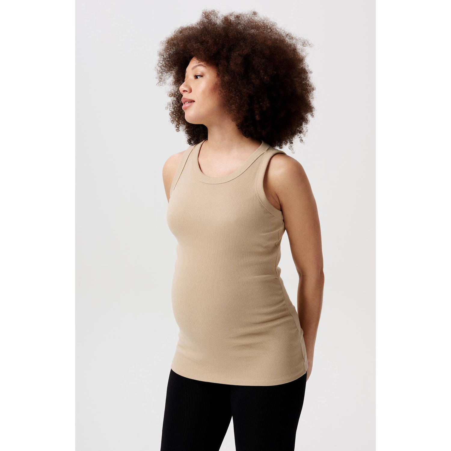 Noppies maternity zwangerschapstop Kaysa beige