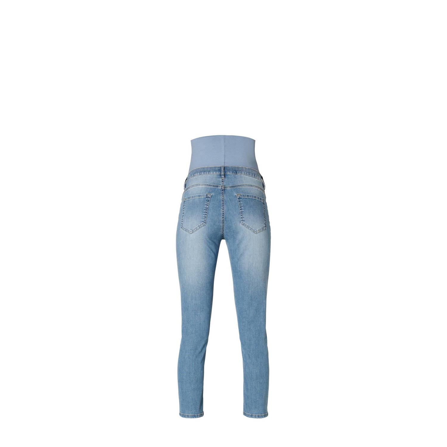 Noppies maternity cropped zwangerschaps slim fit jeans Mila vintage blue