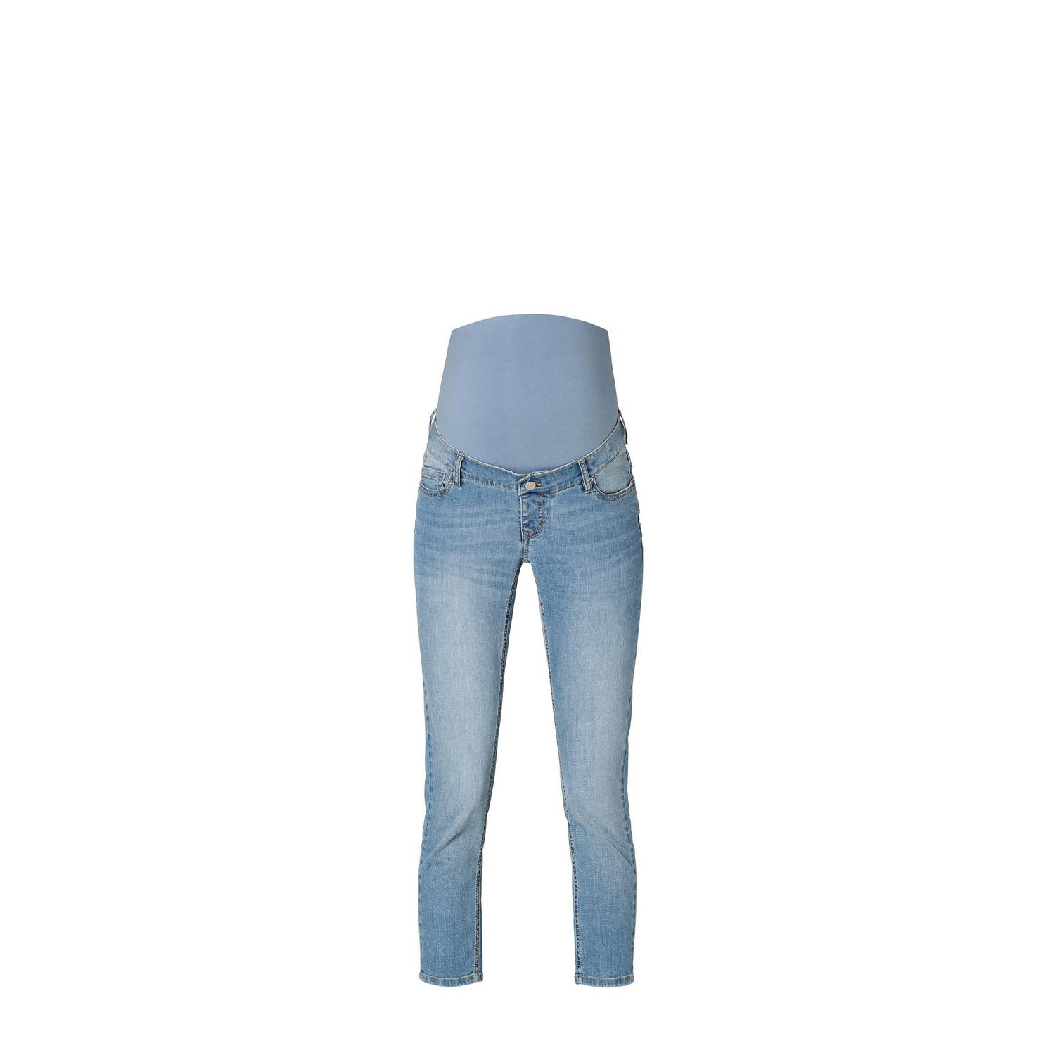 Noppies cropped zwangerschaps slim fit jeans Mila vintage blue Blauw Dames Denim 26