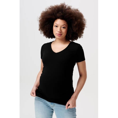 Noppies maternity zwangerschapsshirt Jadie zwart afbeelding
