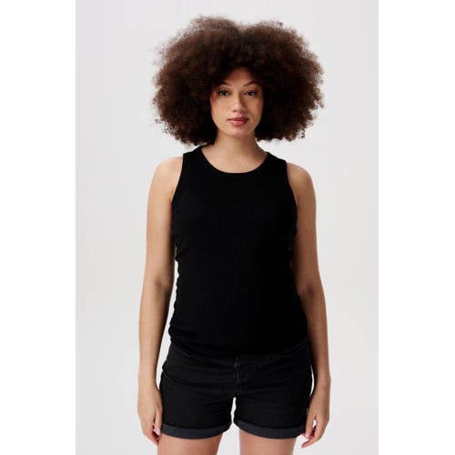 Noppies maternity regular fit short Jamie black denim afbeelding