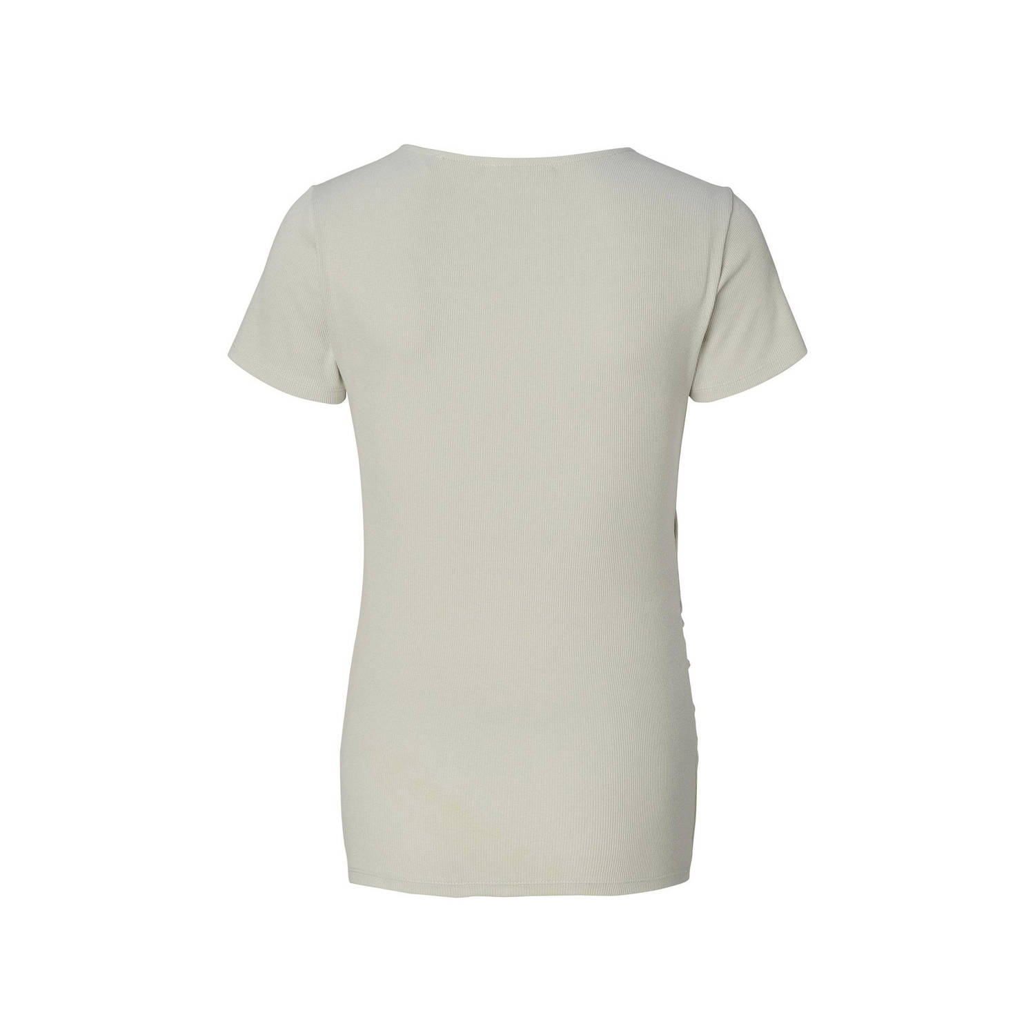 Noppies maternity ribgebreid zwangerschapsshirt Sanson lichtgroen
