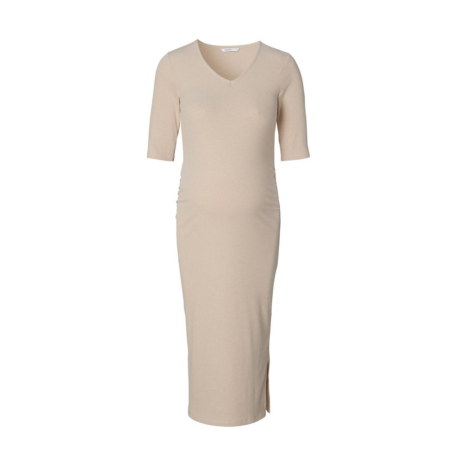 Noppies maternity zwangerschapsjurk Keiko beige