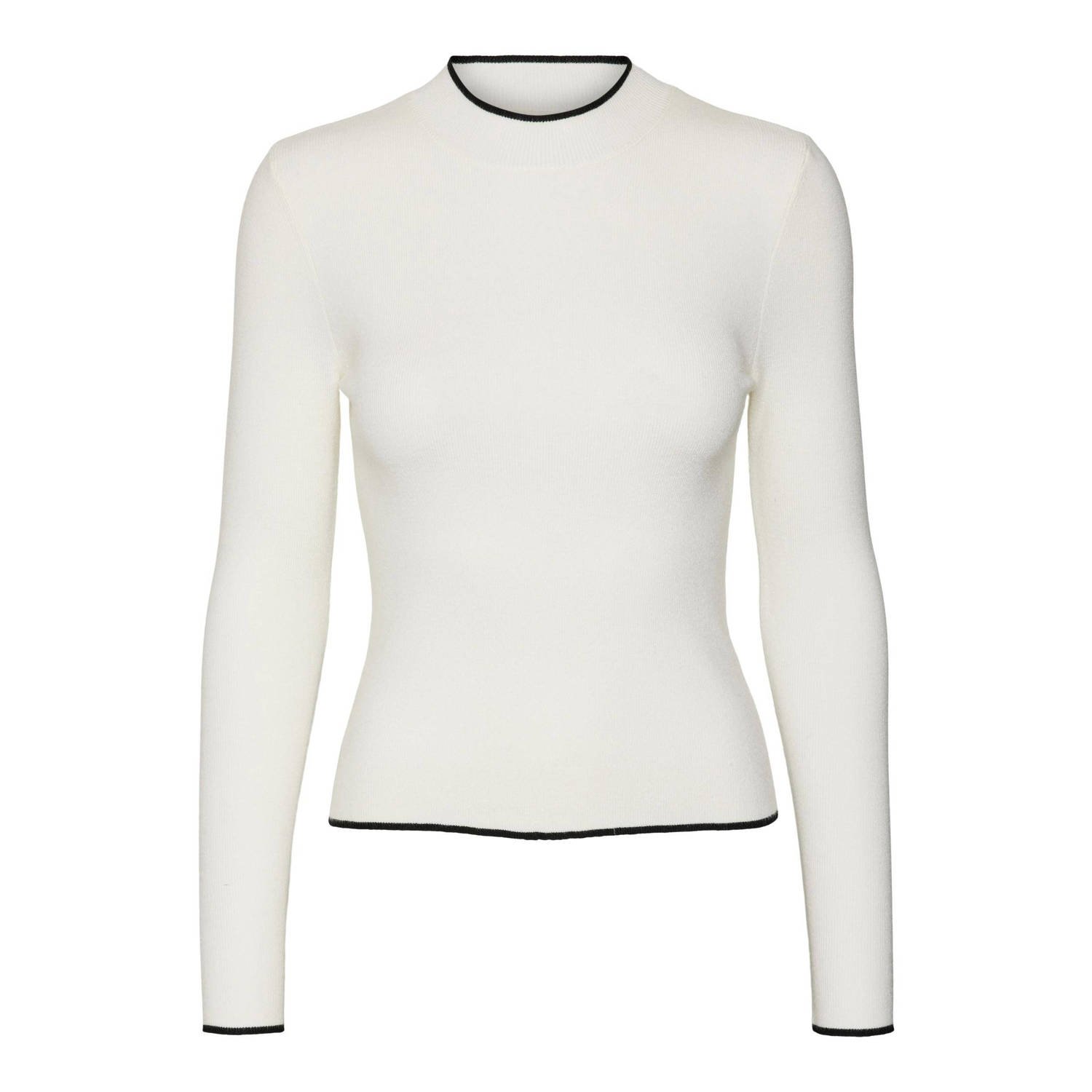 Vero Moda Trui met ronde hals VMFLOUNCY LS HIGHNECK PULLOVER GA